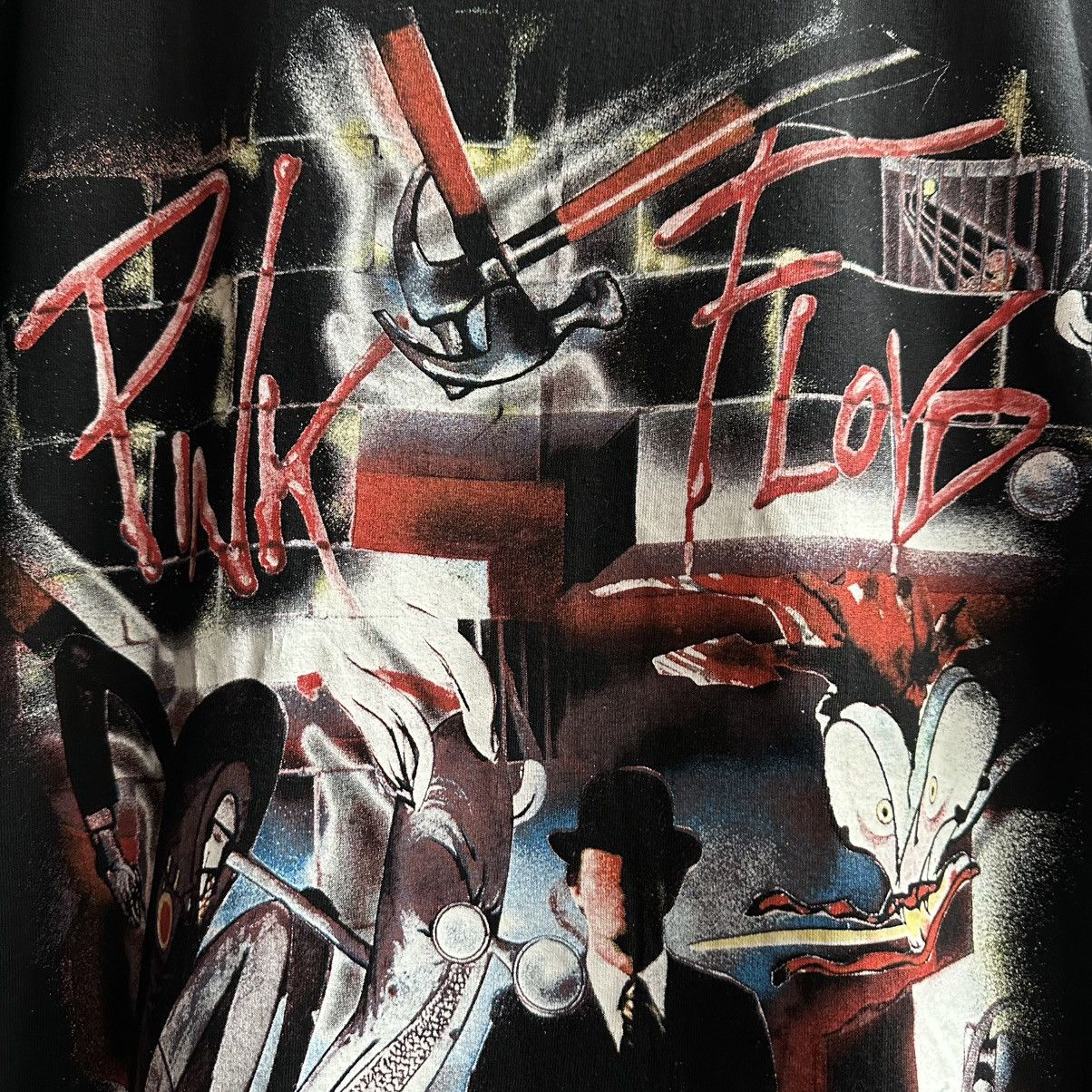 Band Tees Vintage Pink Floyd All Over Print Graphic Tee Size US M / EU 48-50 / 2 - 3 Thumbnail