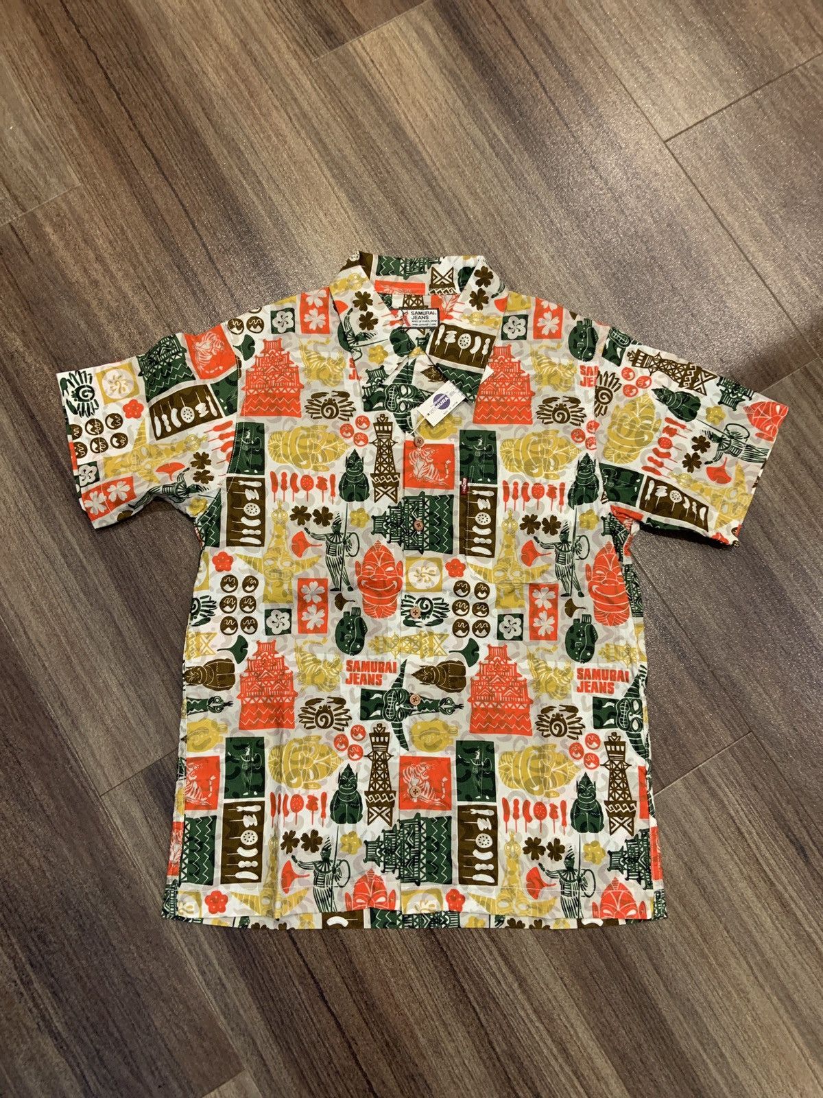Samurai Jeans SAMURAI JEANS Osaka Hawaiian shirt Size US L / EU 52-54 / 3 - 1 Thumbnail