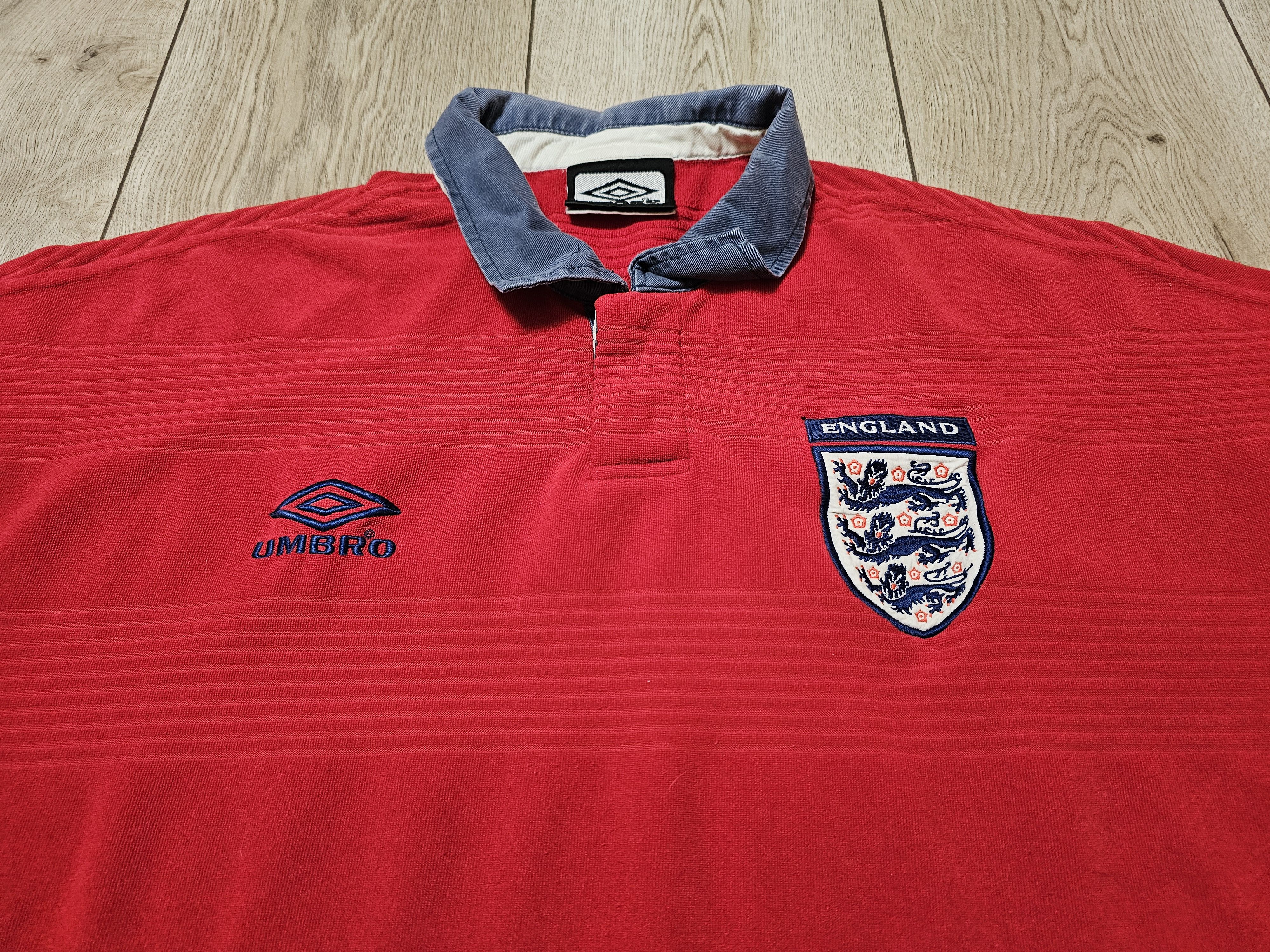 Vintage ENGLAND 1999 2001 VINTAGE AWAY FOOTBALL SHIRT SOCCER JERSEY Size US XL / EU 56 / 4 - 3 Thumbnail