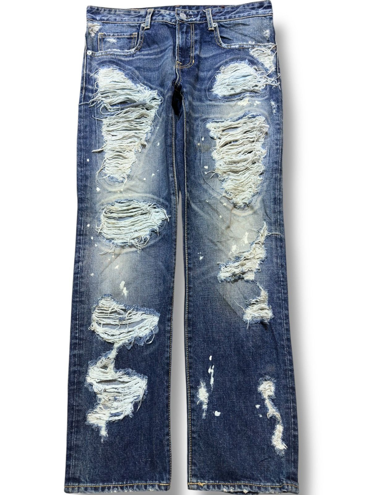 Hysteric Glamour Vintage RNA Ripped Grunge Distressed Denim Size US 32 / EU 48 - 1 Thumbnail