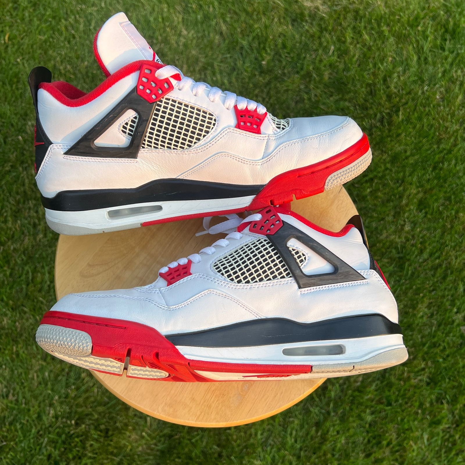Jordan Brand × Nike Air Jordan 4 Retro OG Fire Red 2020 Men's Shoes - Size 11.5 Size US 11.5 / EU 44-45 - 2 Thumbnail