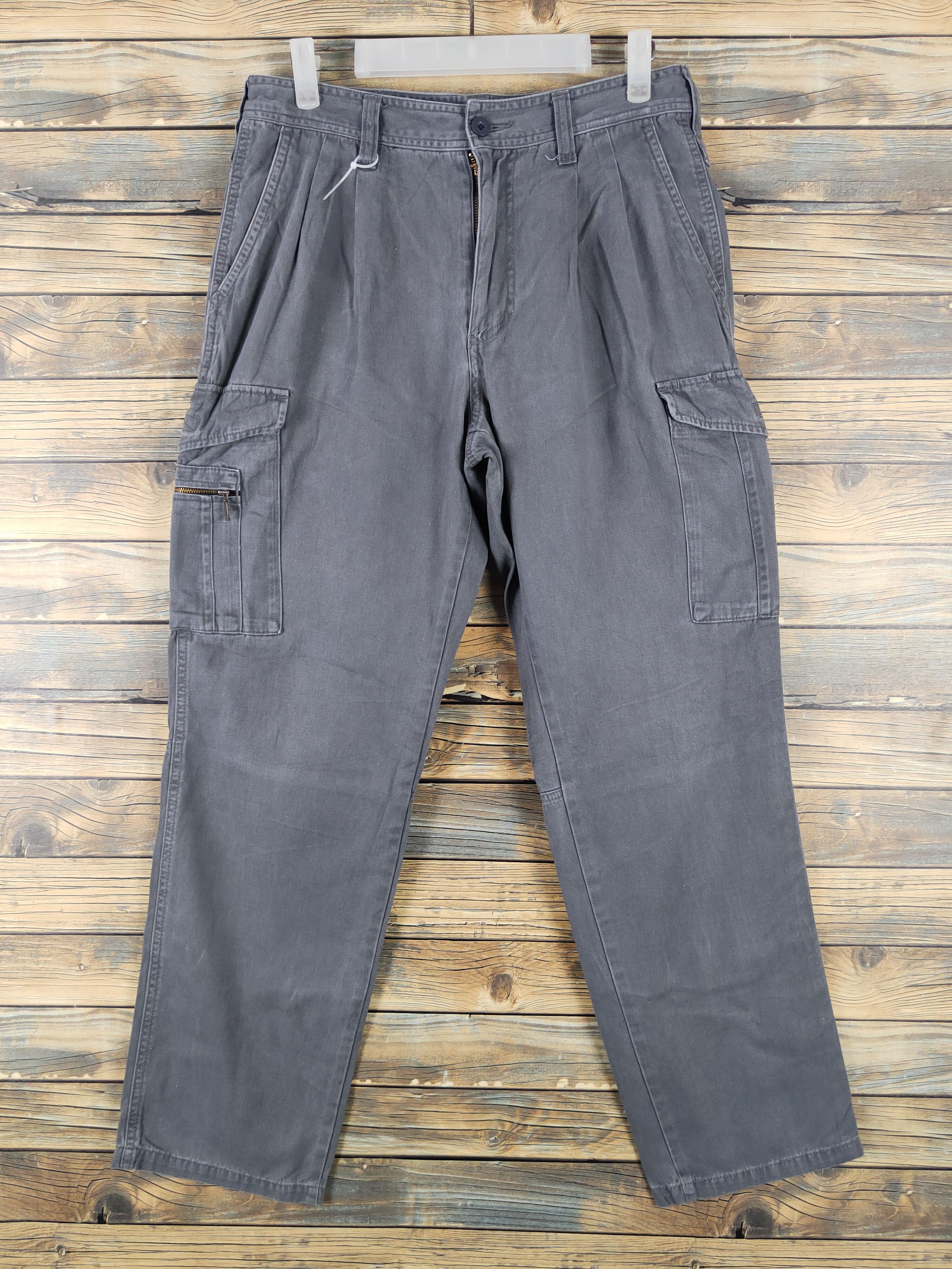 Japanese Brand N evolution Gray Multipocket Tactical Cargo Pants #W1901 Size US 30 / EU 46 - 1 Thumbnail