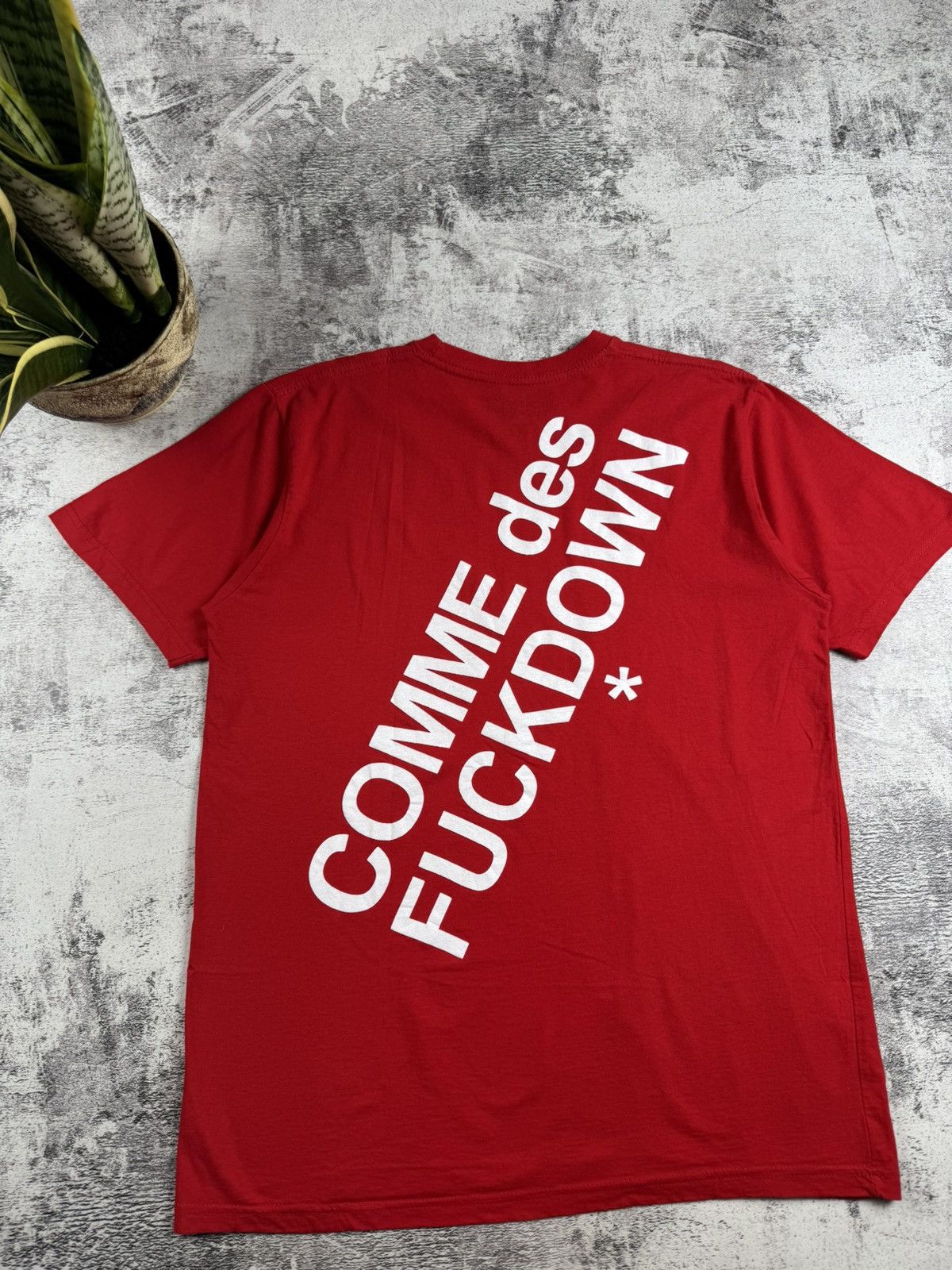 Comme Des Fuck Down Comme Des Fuckdown Men’s XLarge Red Logo Hip Hop Rap Cotton T Shirt Tee Jersey Size US XL / EU 56 / 4 - 13 Thumbnail