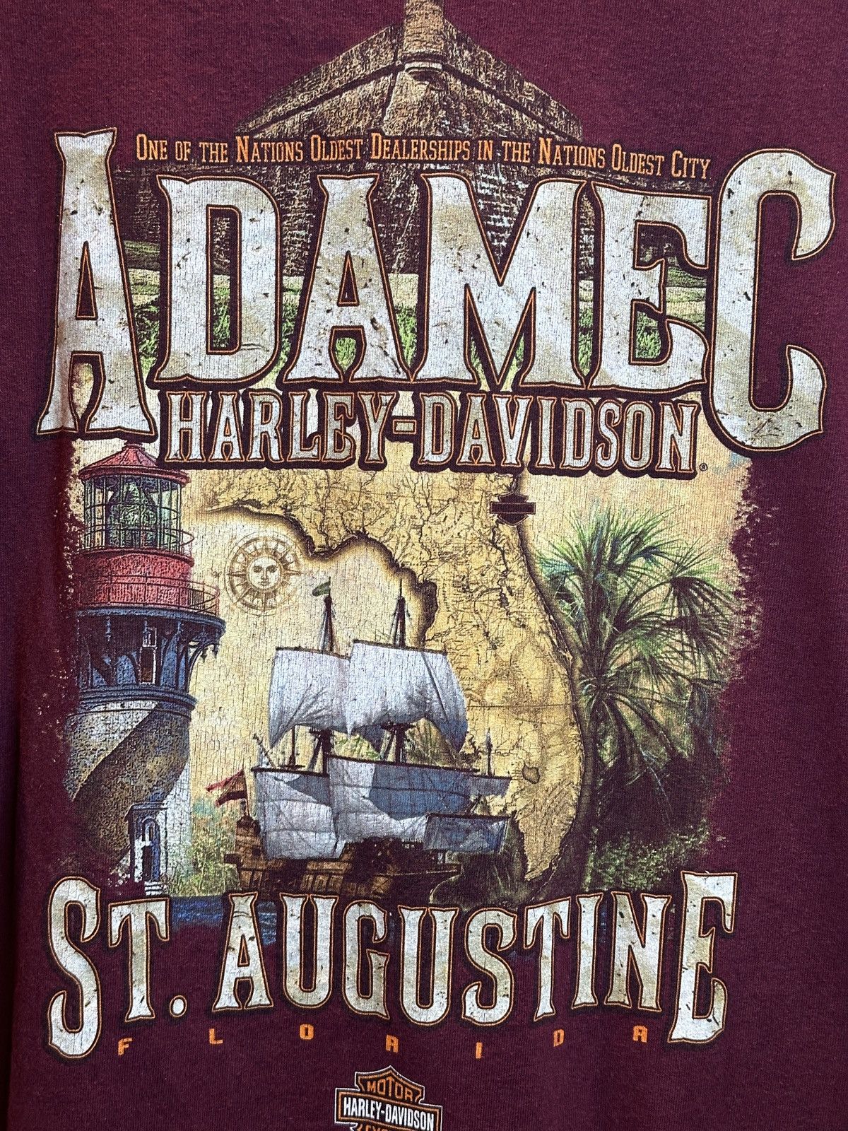 Harley Davidson RARE* Harley Davidson Way of Life St Augustine Florida Shirt Size US L / EU 52-54 / 3 - 2 Thumbnail