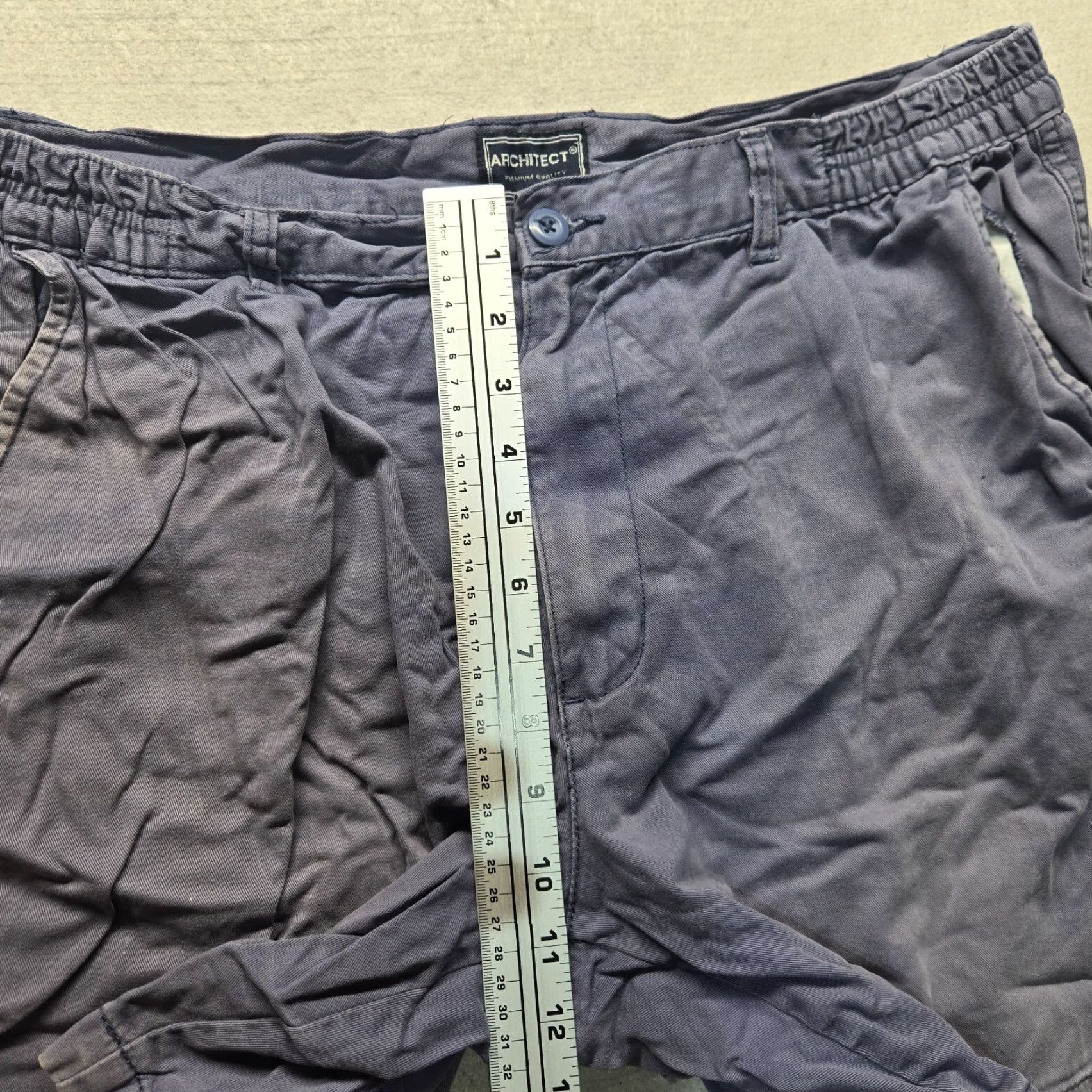 Architect Architect Shorts Men Adult Size 38 W Blue Cotton Chino Flat Front Regular Vintage No Size US 38 / EU 54 - 6 Thumbnail
