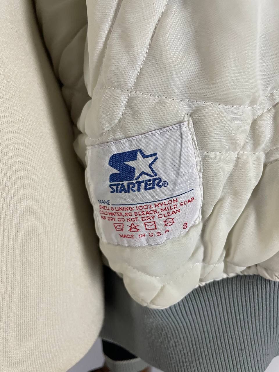 Starter Starter Raiders Vintage Bomber Jacket 1990s Grey Size US XL / EU 56 / 4 - 22 Thumbnail