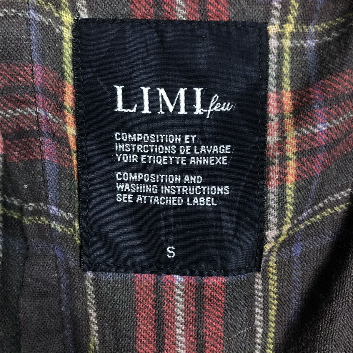 Limi Feu 🔥VINTAGE CHORE JACKET BLANKET TARTAN DESIGN LIMI FEU YOHJI Size US S / EU 44-46 / 1 - 20 Thumbnail