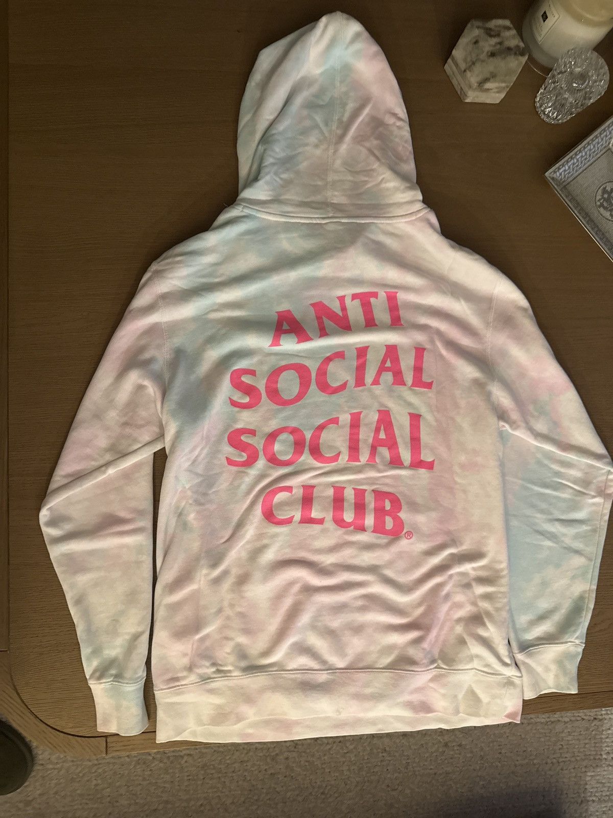 Anti Social Social Club Anti Social Social Club Men's Blue/Pink Tie-Dye Sweatshirt Size US L / EU 52-54 / 3 - 1 Thumbnail