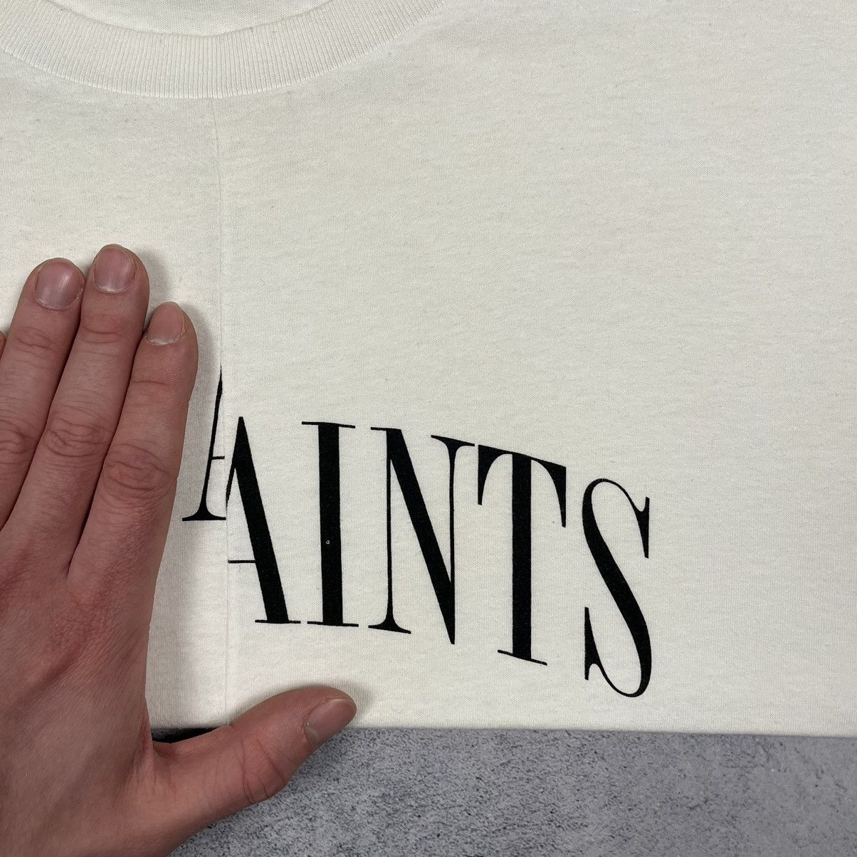 Allsaints AllSaints Dropout Big Logo Oversize Fit T Shirt Size US M / EU 48-50 / 2 - 14 Thumbnail