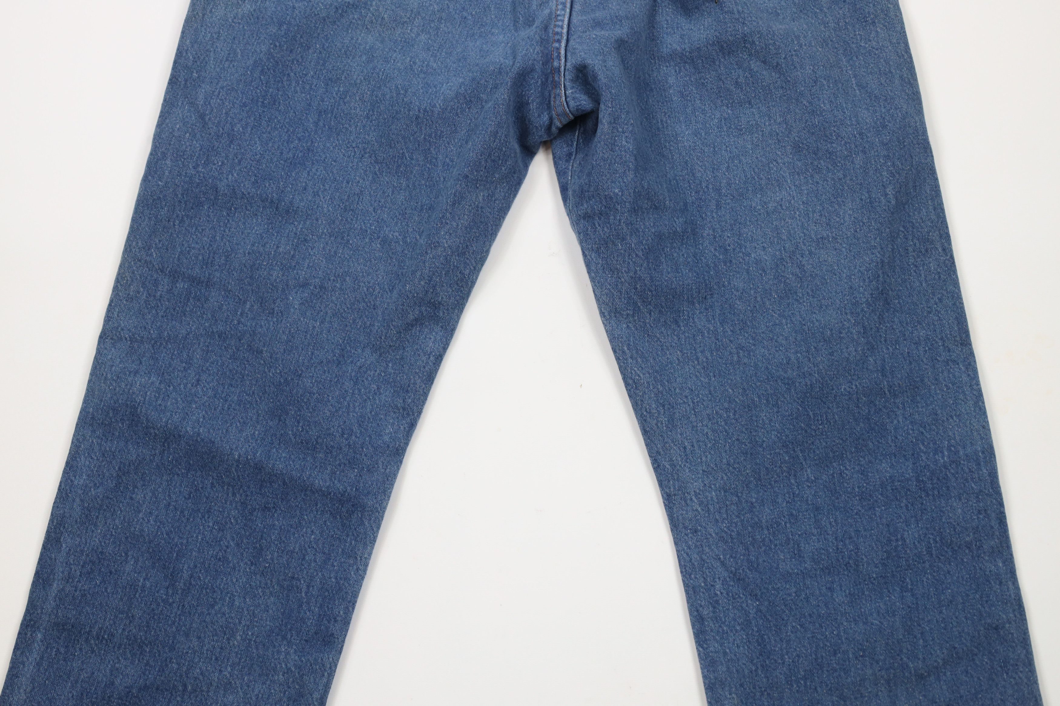 Vintage × Wrangler Vintage 90s Wrangler Leg Western Denim Jeans USA Blue Size US 34 / EU 50 - 12 Thumbnail