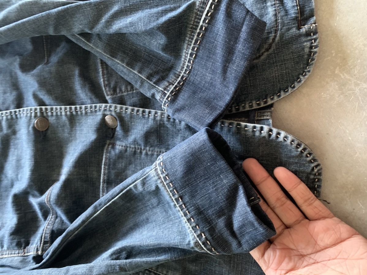 Designer × Marithe + Francois Girbaud RARE VINTAGE marithe francois girbaud MFG denim jacket/coat Size US M / EU 48-50 / 2 - 10 Thumbnail