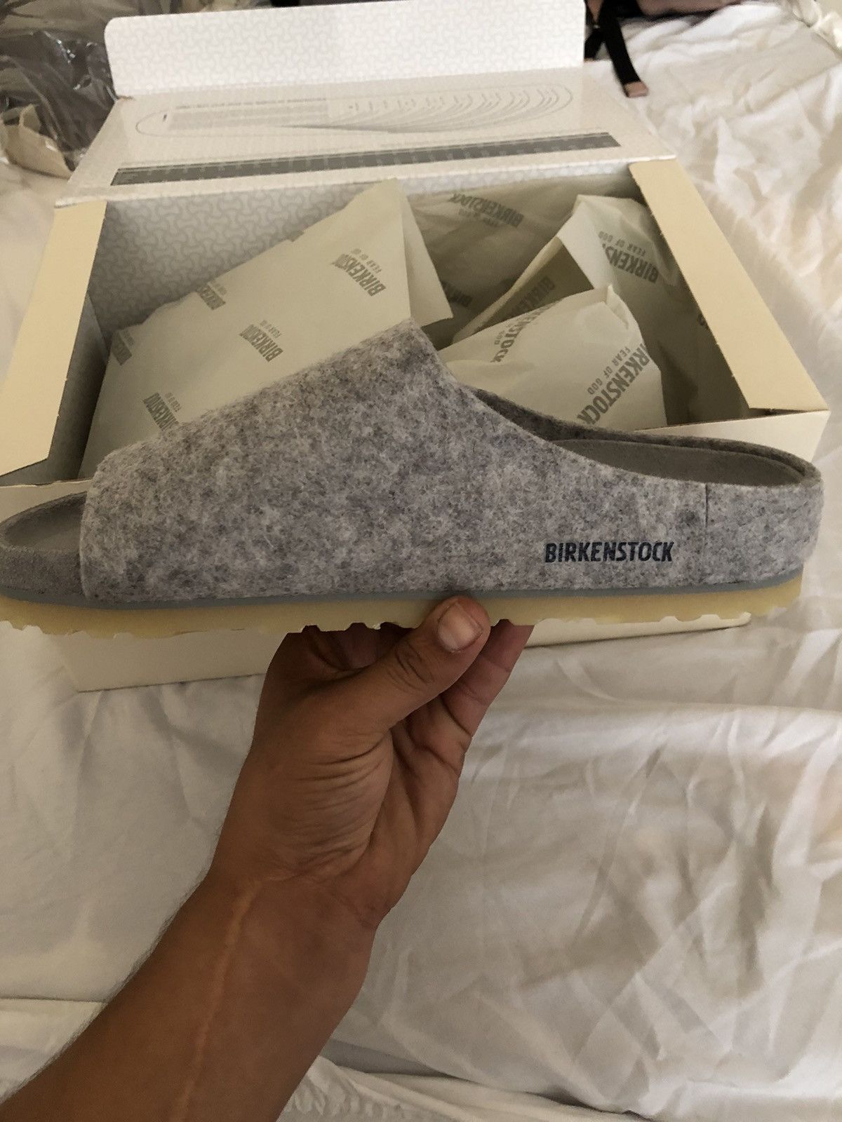 image of Birkenstock Shoes in Grey, Men's (Size 7)