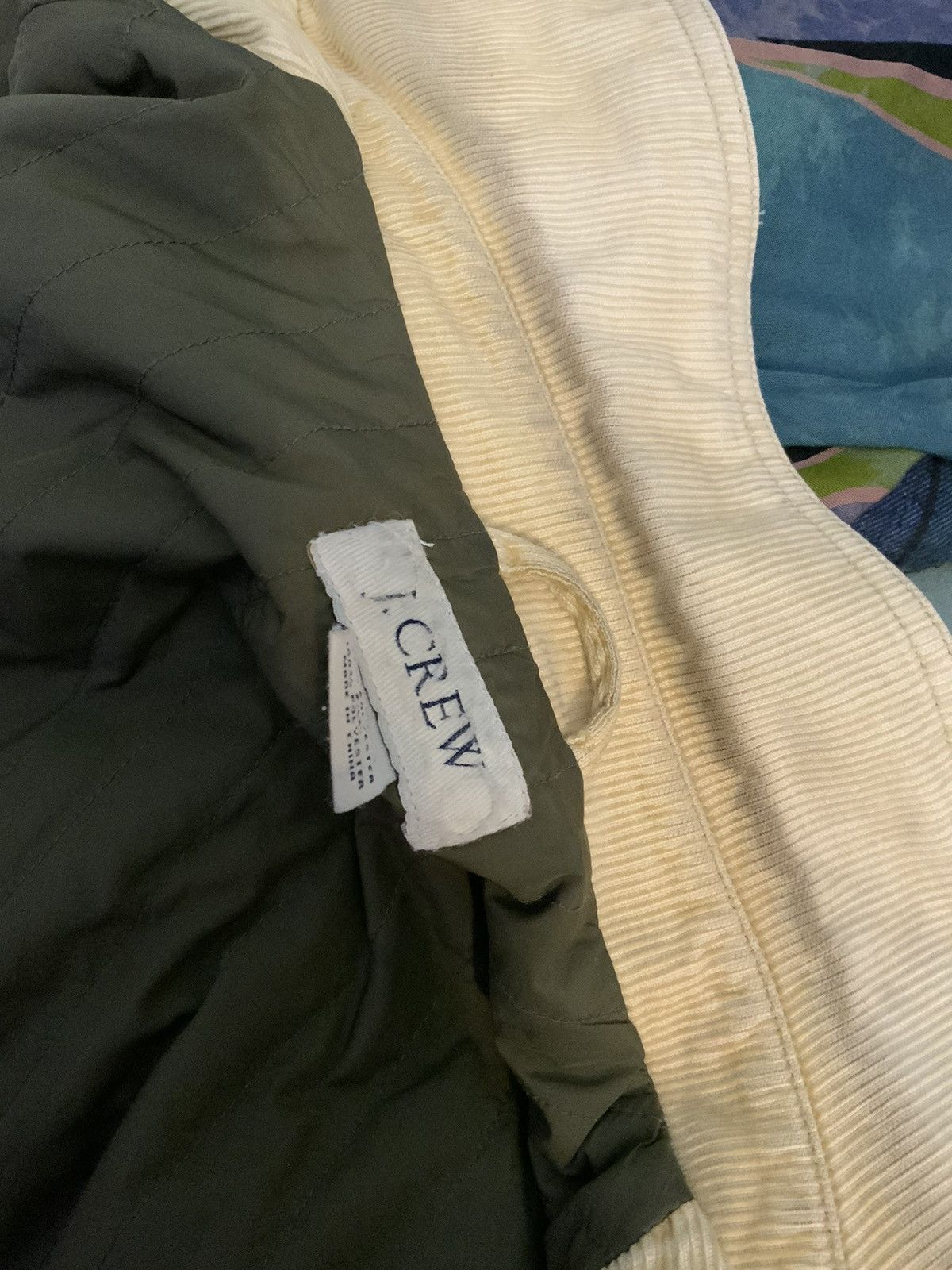 J.Crew × Vintage Vintage J. Crew Corduroy Work Quilted Lined Trucker Jacket Size US XL / EU 56 / 4 - 13 Thumbnail