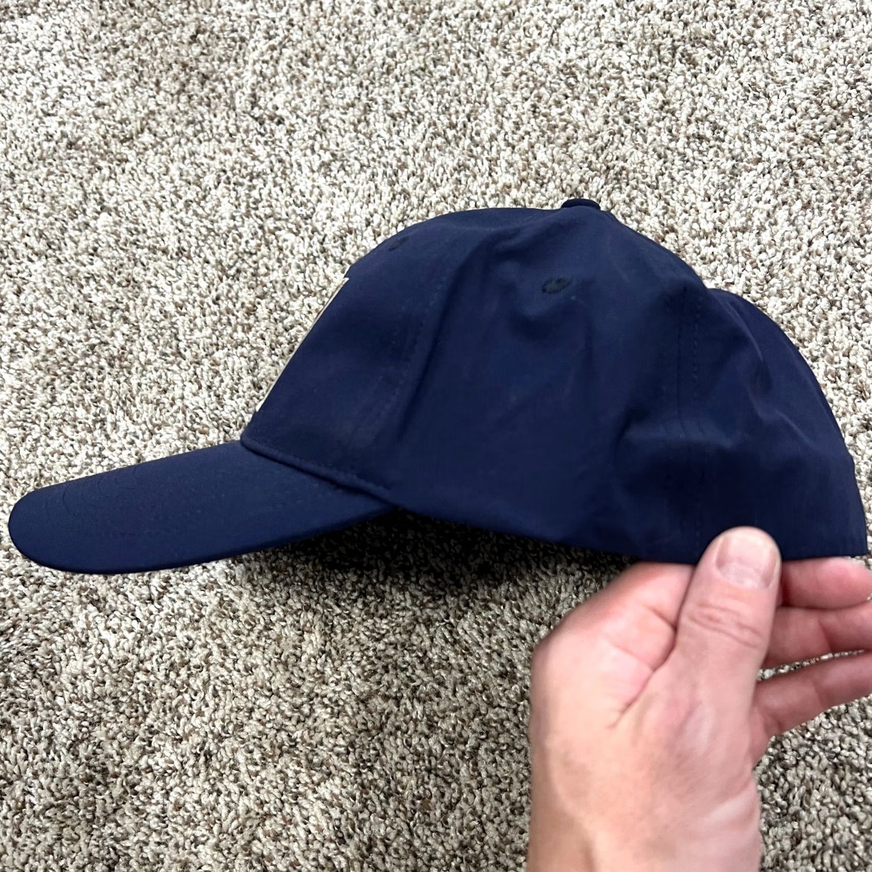 Vintage Alaskan Hardgear Hat Duluth Blue Baseball Fitted Cap XL Stretch Box Logo New Size ONE SIZE - 4 Thumbnail