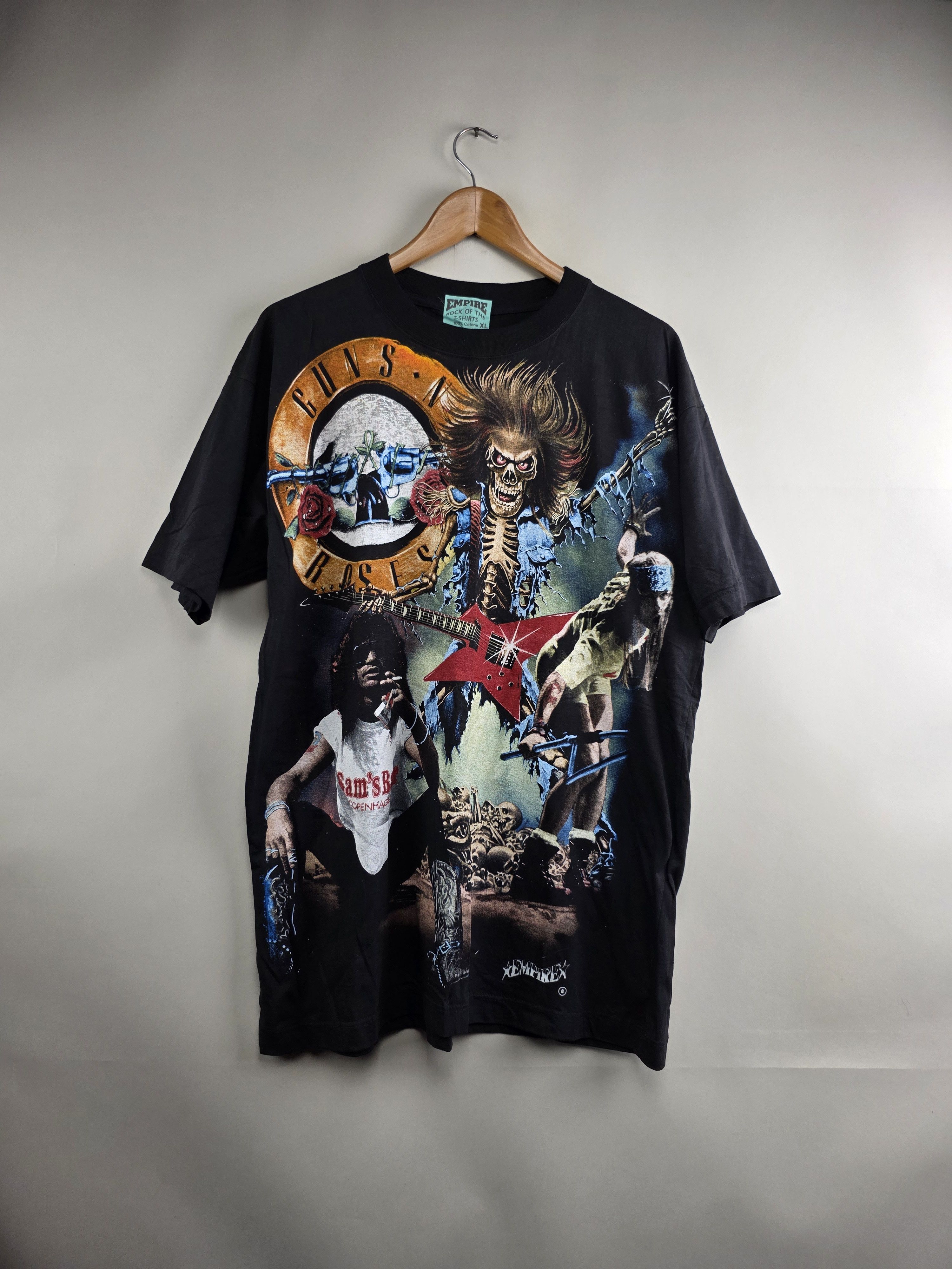 Guns N' Roses 90's ヴィンテージ Tシャ XL USA製 GUNS N' ROSES XL 1991年 ビンテージ バンドTシャツ 90s