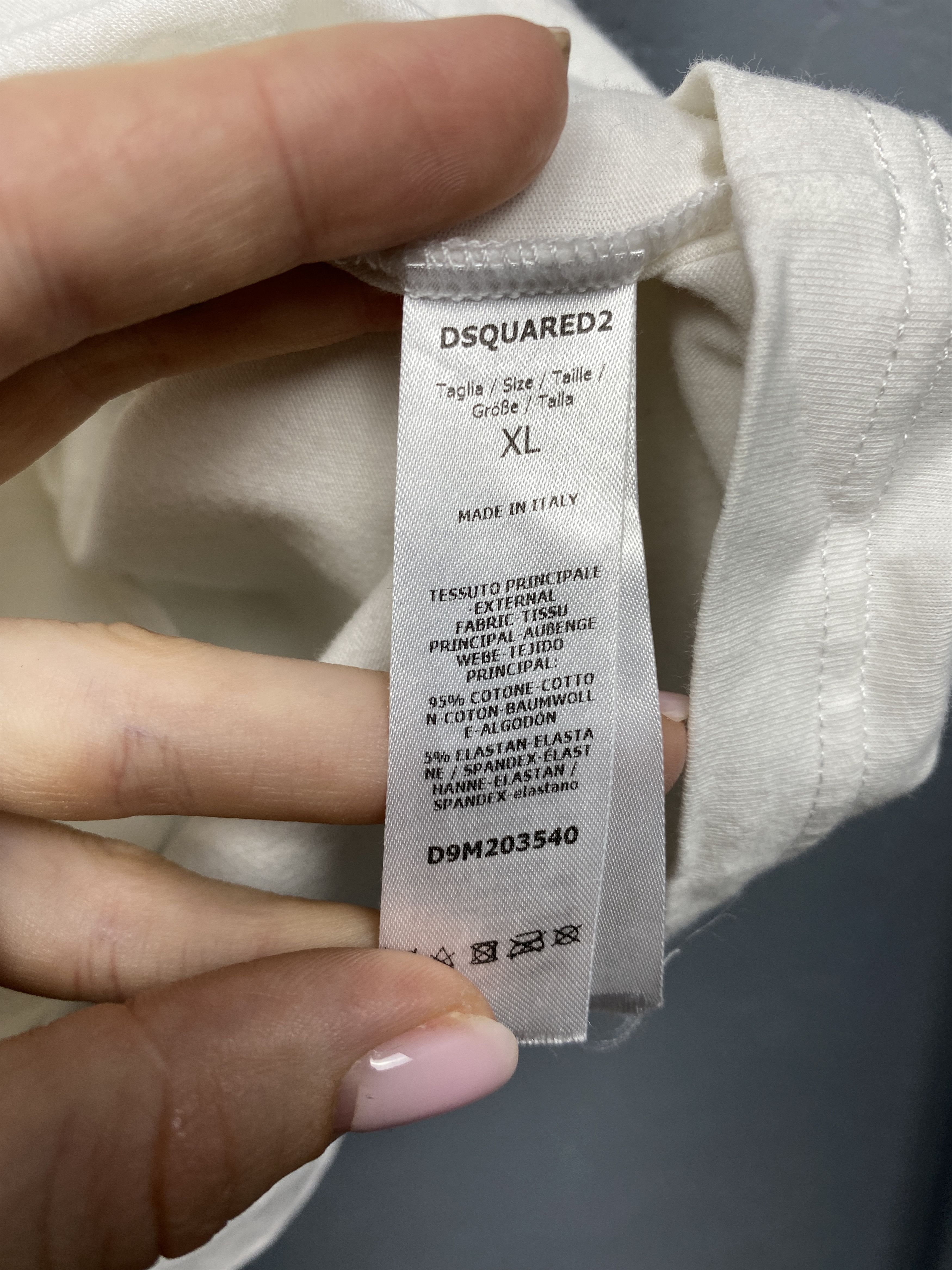 Dsquared2 Dsquared2 Underwear Vintage Mens Crew Neck T-Shirt Size US XL / EU 56 / 4 - 7 Thumbnail