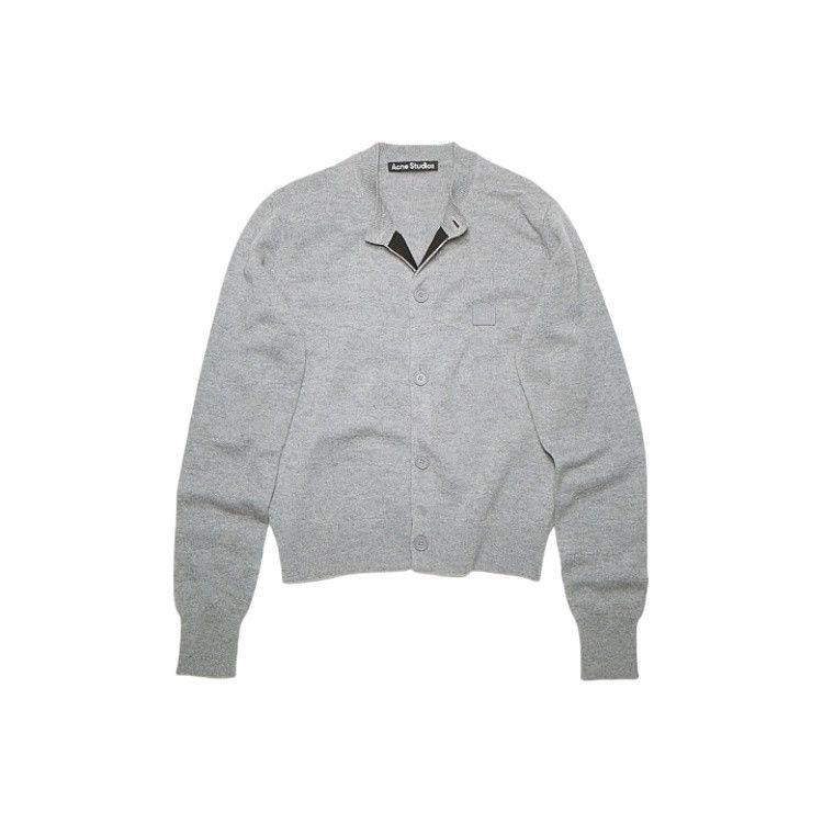 Acne Studios Acne Studios Grey Wool Knit Cardigan XS Size XS / US 0-2 / IT 36-38 - 1 Thumbnail