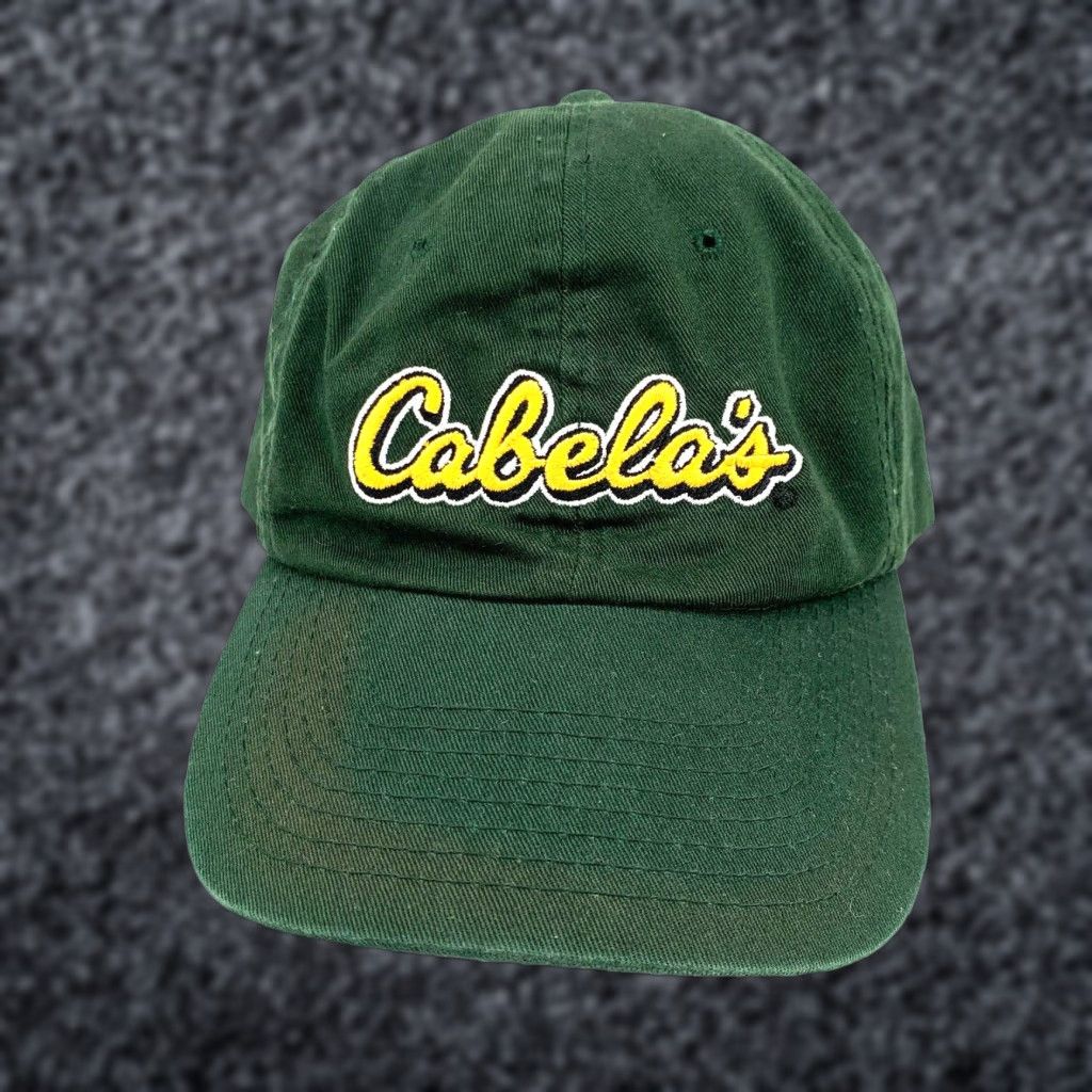 Vintage Cabela's Baseball Cap Men's Green One Size Fits Most Adjustable Outdoor All Season Cap Size ONE SIZE - 1 Thumbnail