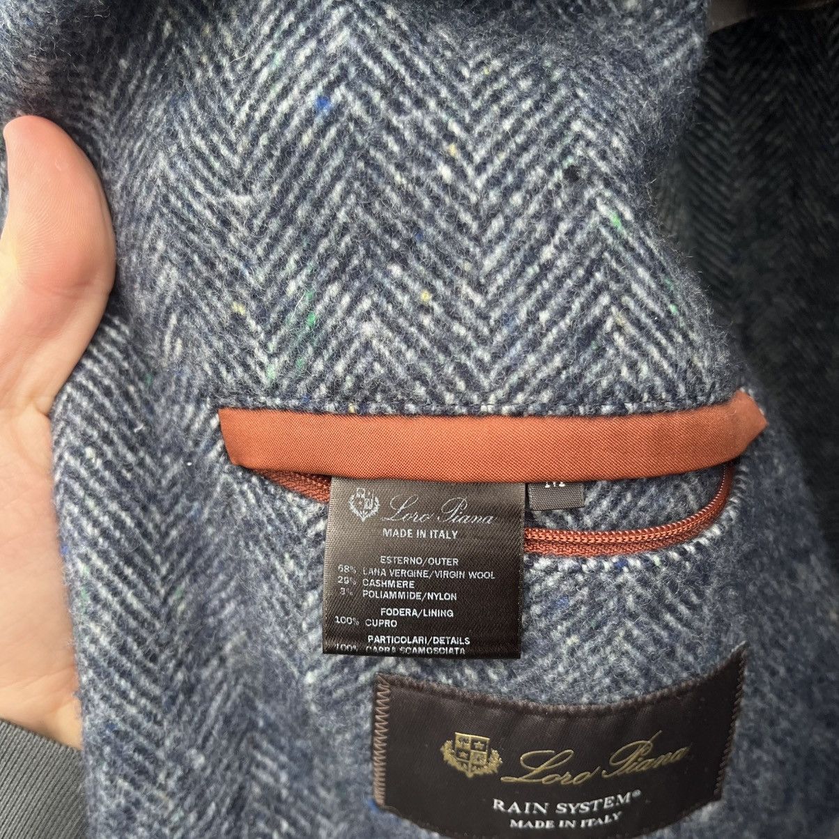 Loro Piana Loro Piana Rain System Herringbone Cashmere Wool overcoat Size US M / EU 48-50 / 2 - 9 Thumbnail