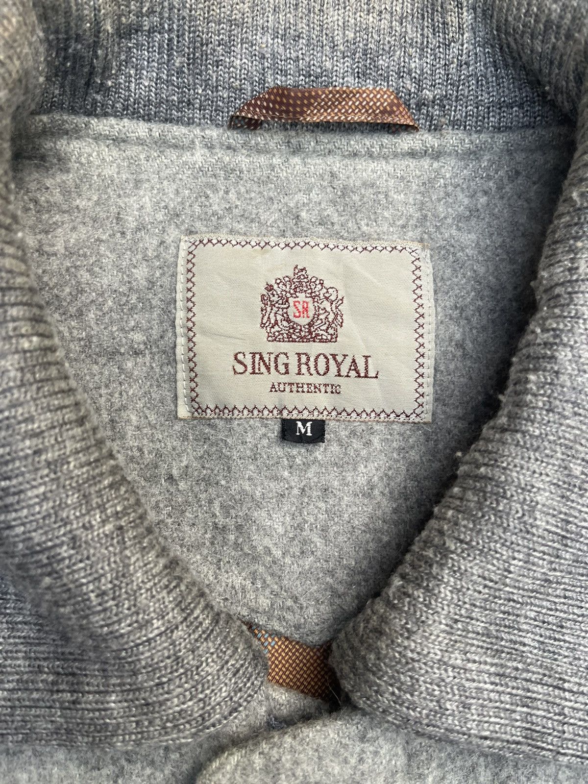 Vintage Sing Royal Vintage Wool Bomber Jacket Grey Size M Size US M / EU 48-50 / 2 - 3 Thumbnail