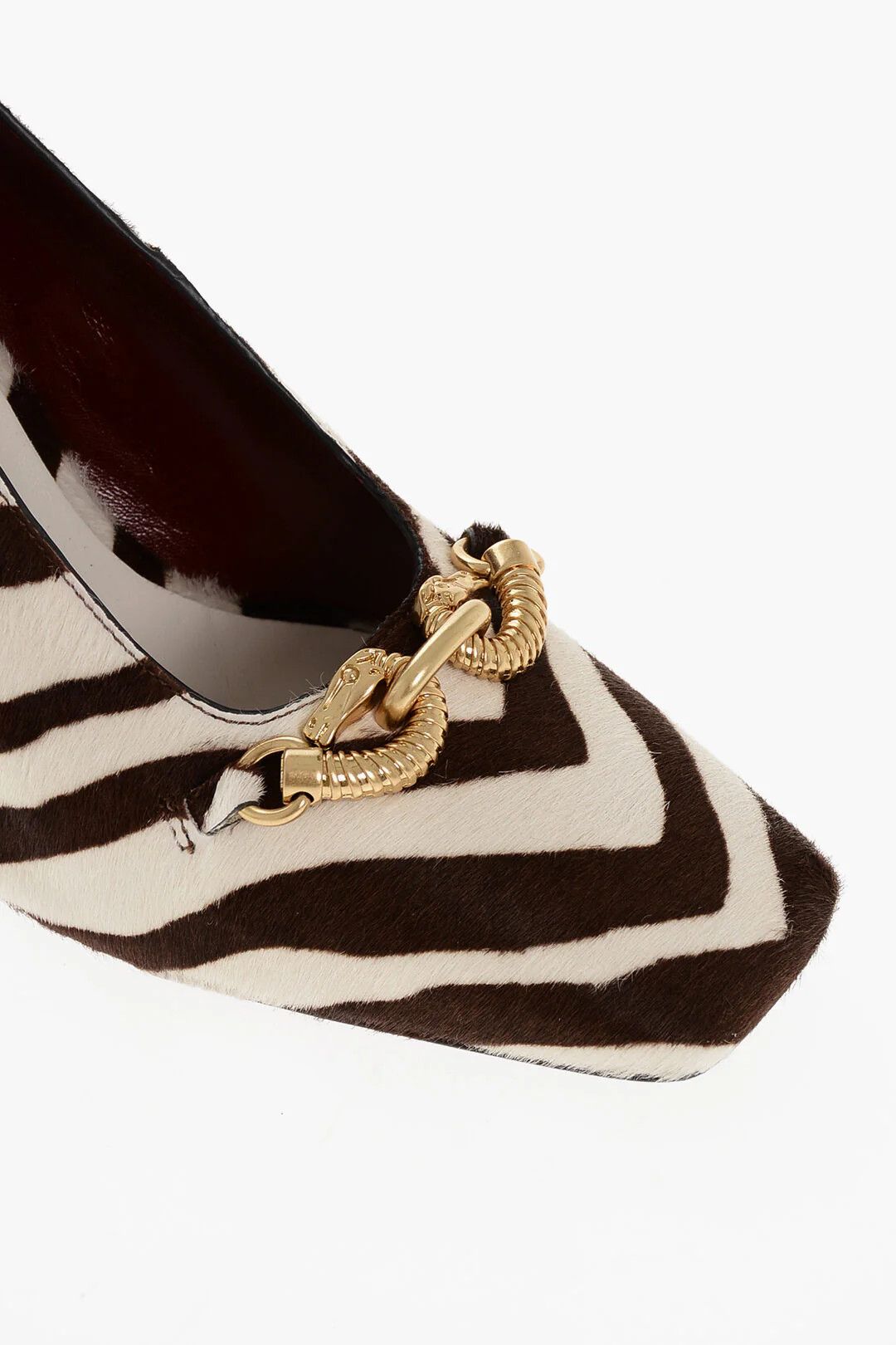 Tory Burch og1mm0426 Haircalf Pumps in Brown Size US 6 / IT 36 - 4 Thumbnail