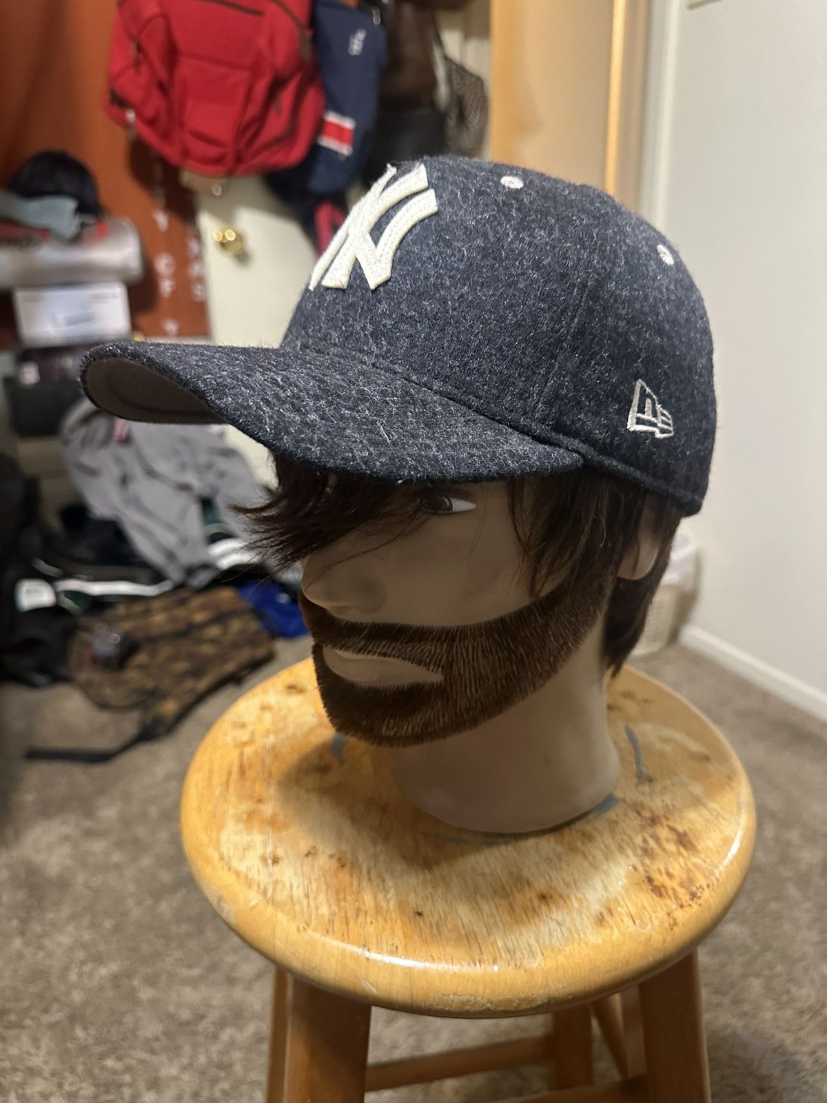 New Era Vintage MLB New Era New York Yankees “black denim” hat 00s Size ONE SIZE - 6 Thumbnail