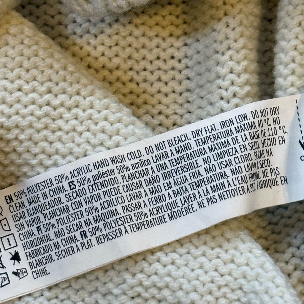 Forever 21 Forever 21 Men’s Cable Knit Sweater Cream Size L Size US L / EU 52-54 / 3 - 7 Thumbnail
