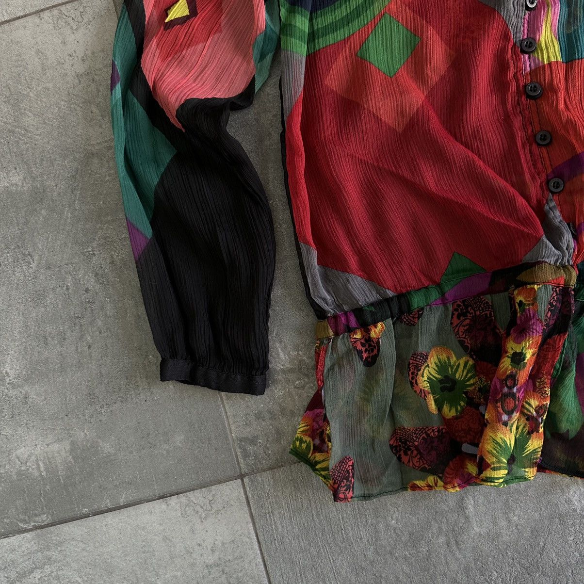Desigual Vintage Japanese Style Desigual Shirt Button Up Y2K Size US S / EU 44-46 / 1 - 3 Thumbnail