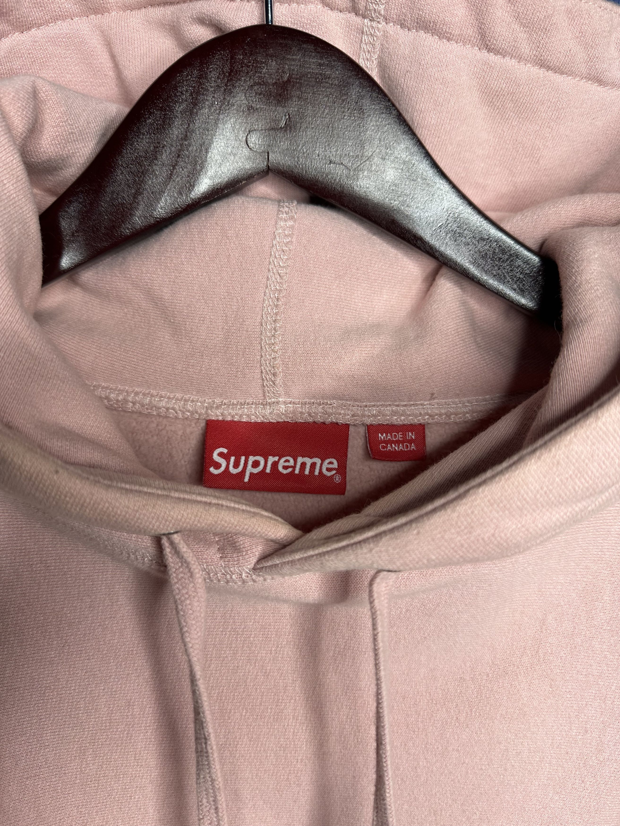 Supreme Spring Summer 2017 Dusty Pink Sleeve Arc Hooded Sweatshirt Size US M / EU 48-50 / 2 - 3 Thumbnail