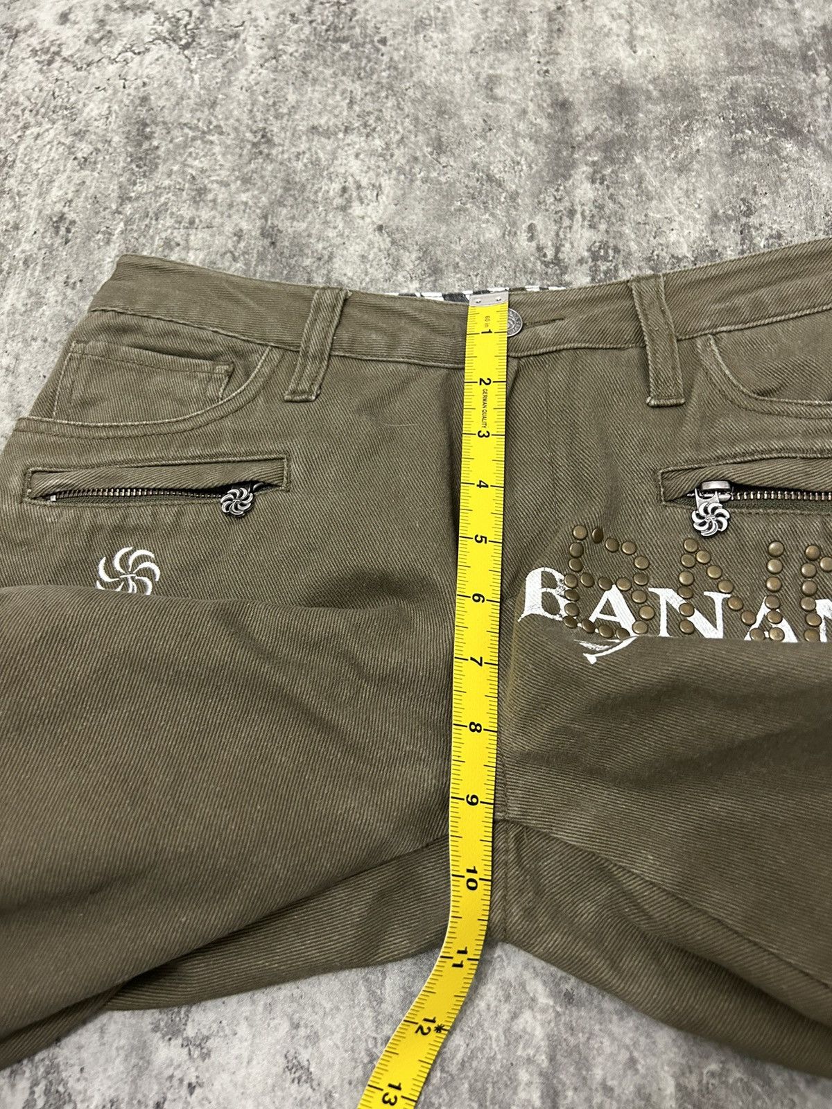 Hysteric Glamour Banana Seven Ring Back Logo Cargo Pants Size US 30 / EU 46 - 15 Thumbnail
