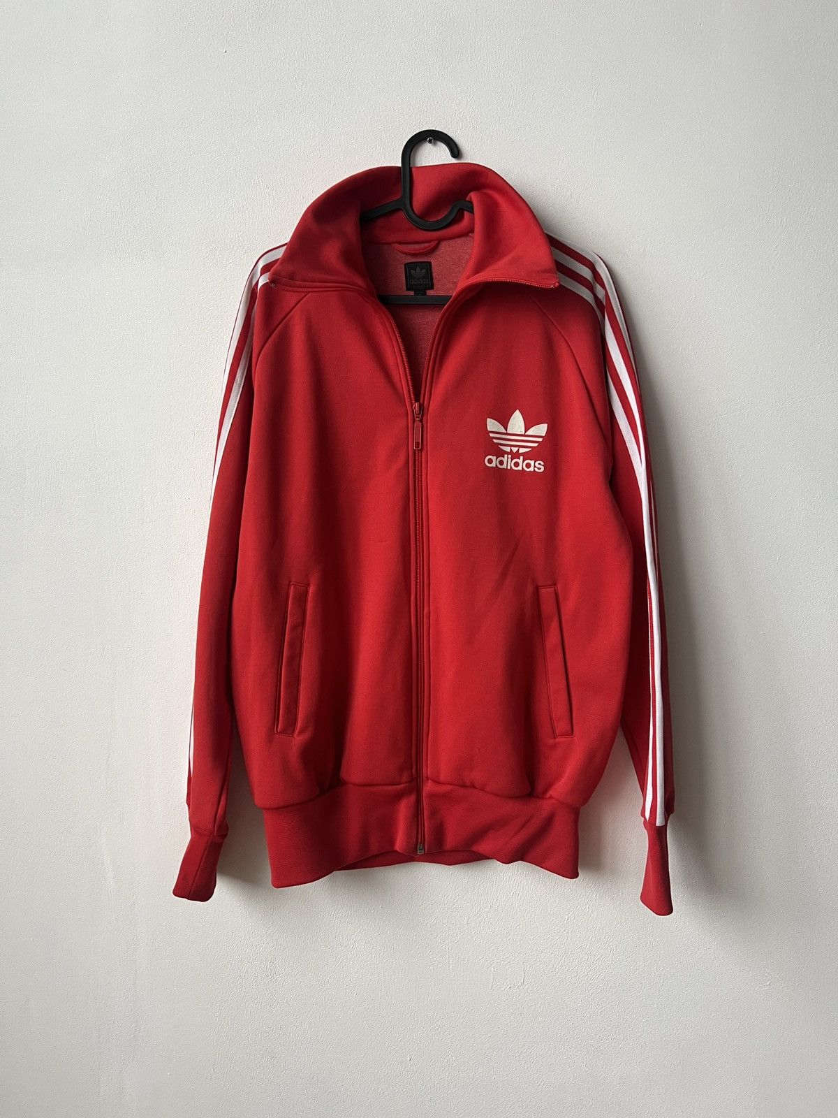 Adidas Adidas Originals Classic Men's Red Full Zip Track Jacket M Size US M / EU 48-50 / 2 - 4 Thumbnail