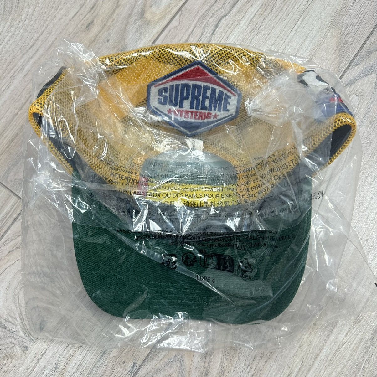 Hysteric Glamour × Supreme × Vanson Leathers Supreme Hysteric Glamour Mesh Back 6-Panel FW24 Green Size ONE SIZE - 6 Thumbnail