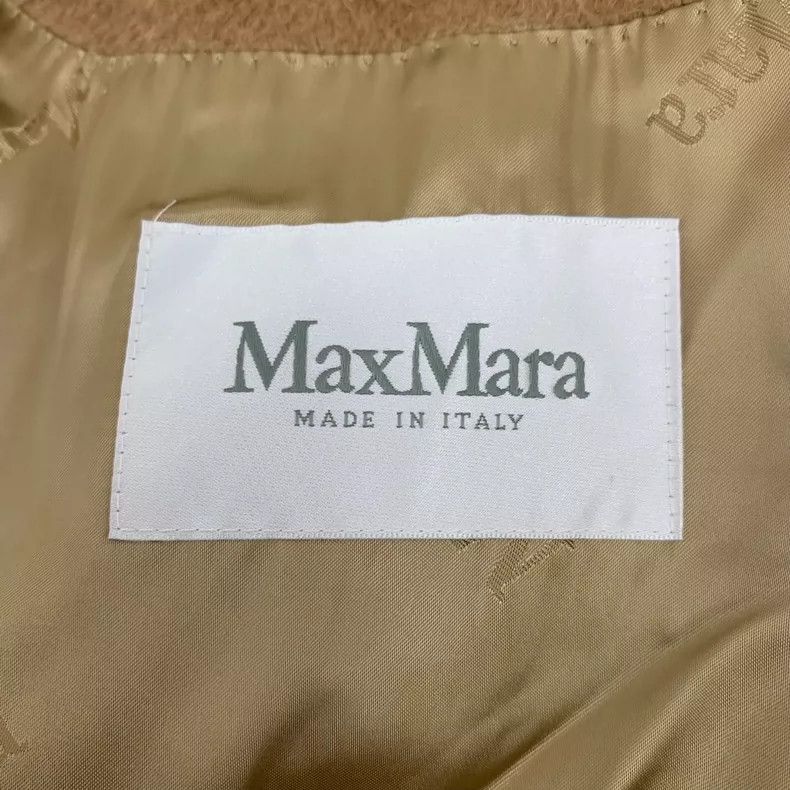 Max Mara Max Mara Camel Camel Fleece Hooded Belted Long Sleeve Coat Size S / US 4 / IT 40 - 5 Thumbnail