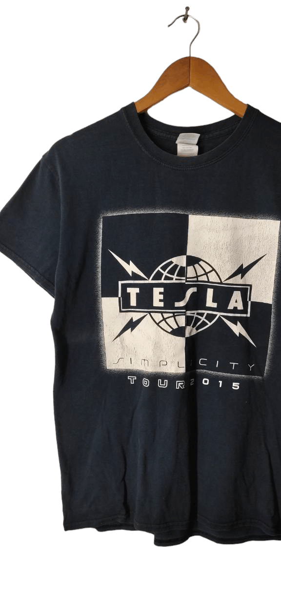 Band Tees BAND TESLA GLAM ROCK SIMPLICITY TOUR 2015 TEE Size US M / EU 48-50 / 2 - 3 Thumbnail