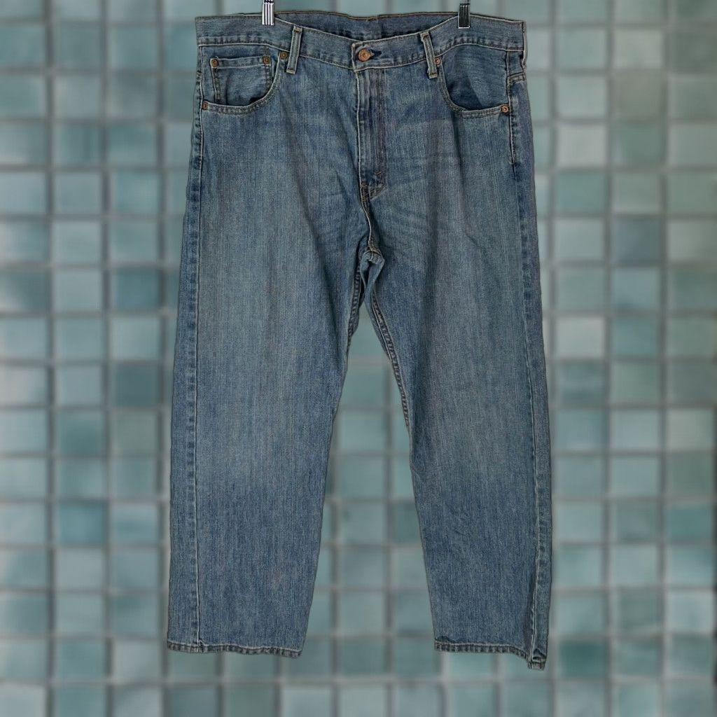 Levi's Levi's Jeans Mens 36X30 Blue Mid Rise Wide-Leg Denim 5-Pocket Casual Mens Size US 38 / EU 54 - 1 Thumbnail