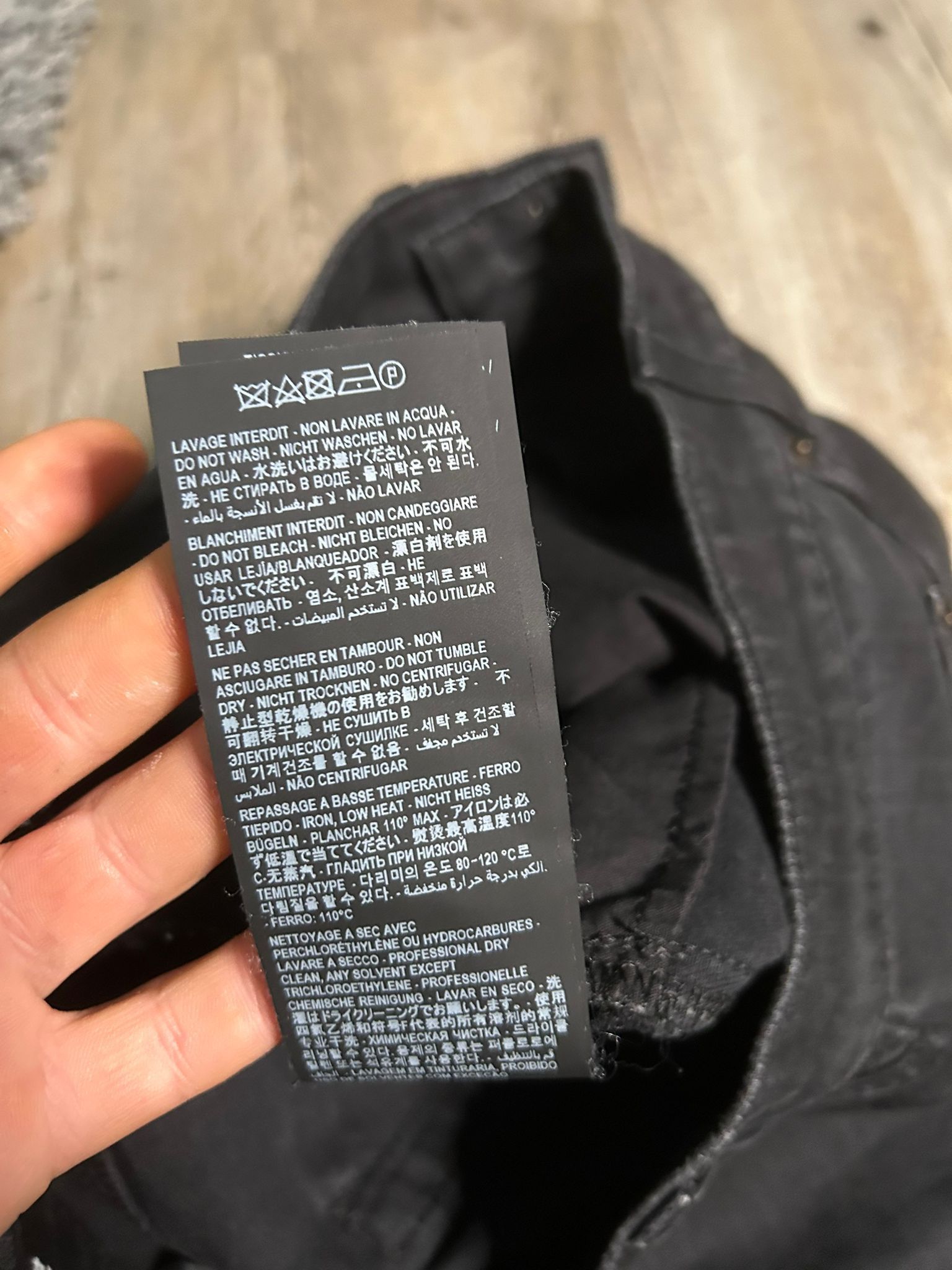 Saint Laurent Paris Saint Laurent Paris D24 Black Size US 30 / EU 46 - 6 Thumbnail