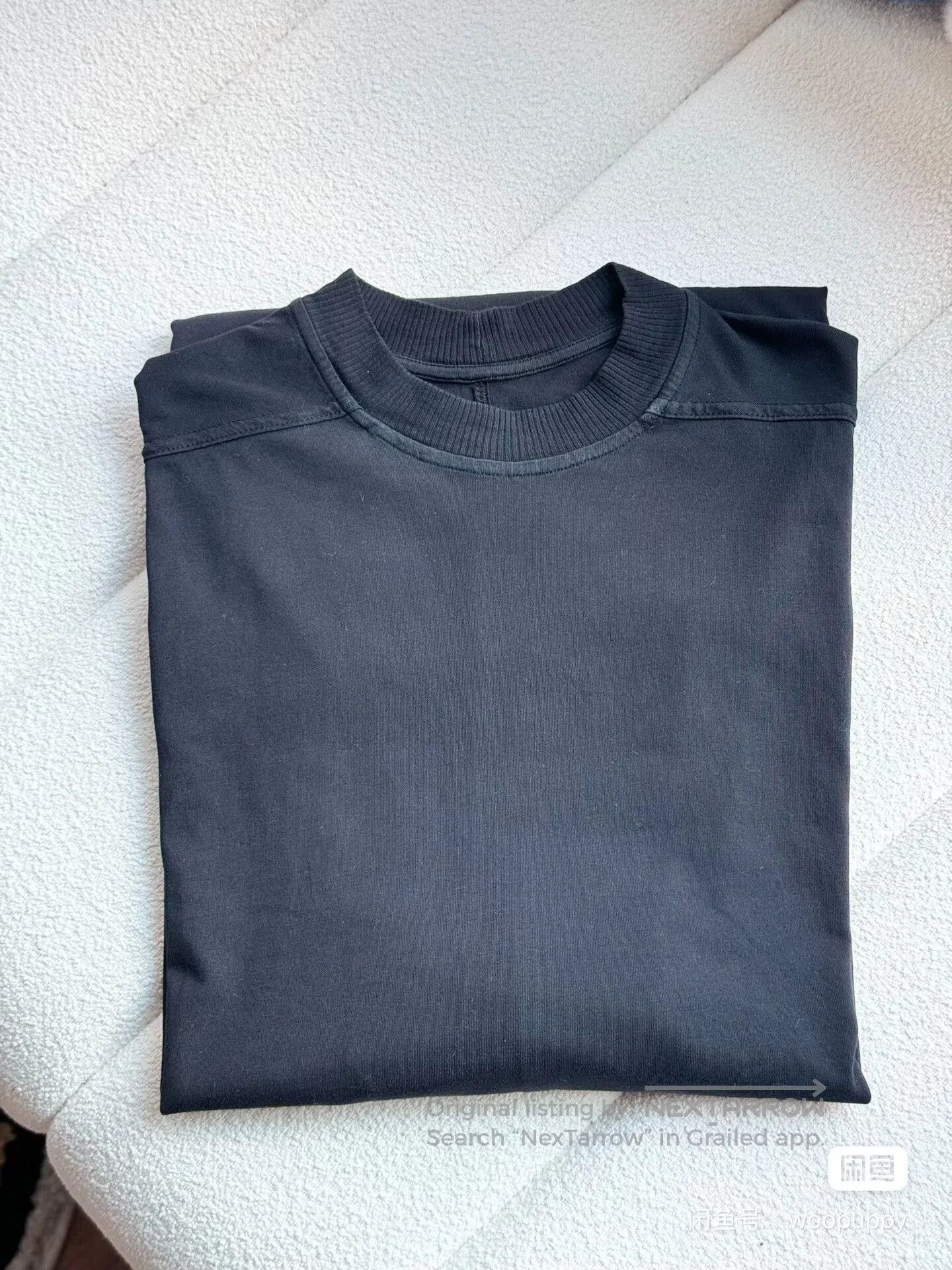 Rick Owens Drkshdw black oversized short sleeve t. Size US L / EU 52-54 / 3 - 3 Thumbnail
