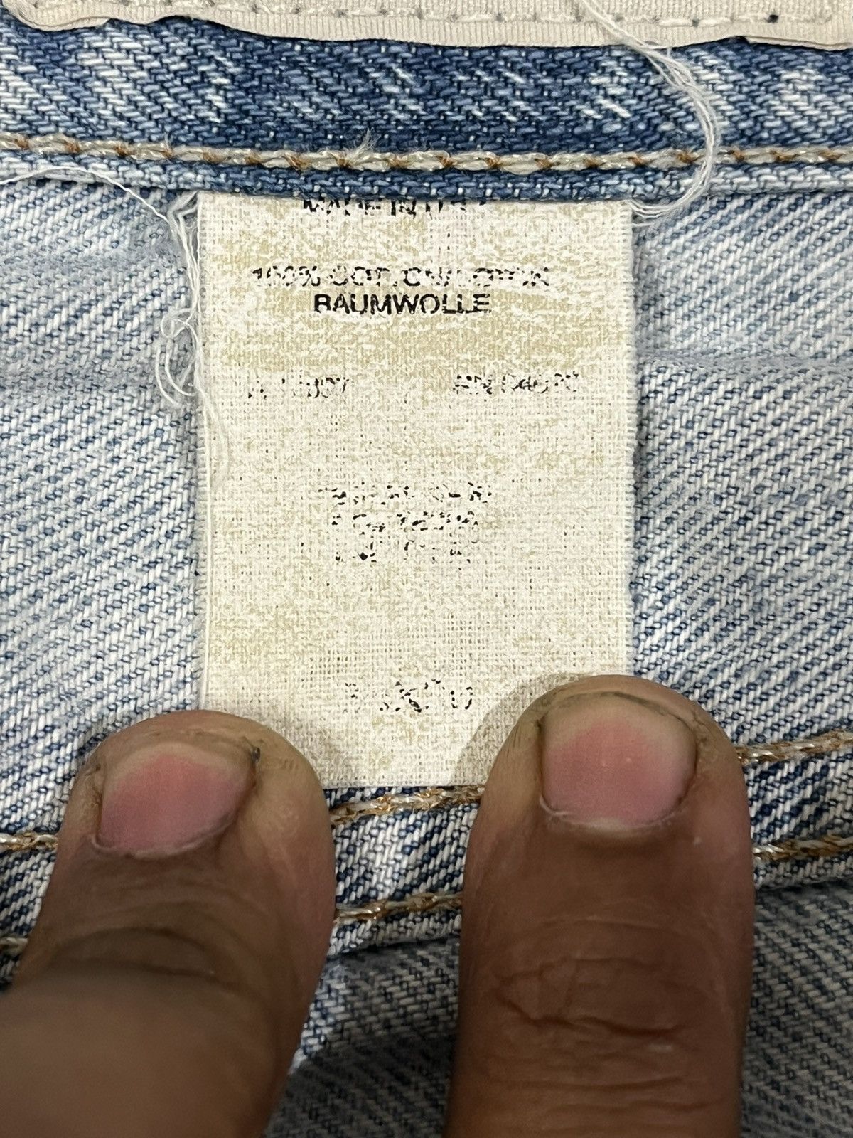 1989 STUDIO × Gap Vintage Gap 1969 Baumwolle Baggy Denim Size US 36 / EU 52 - 10 Thumbnail