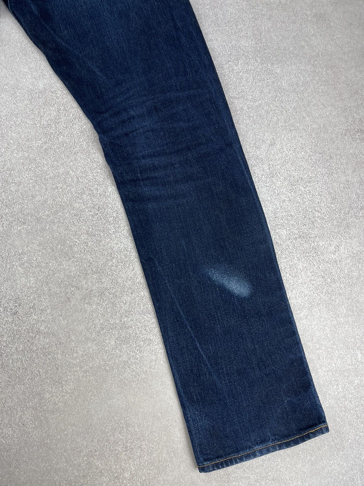 Indigofera Vintage Indigofera Selvedge Distressed Denim Jeans Size 34 Size US 34 / EU 50 - 15 Thumbnail