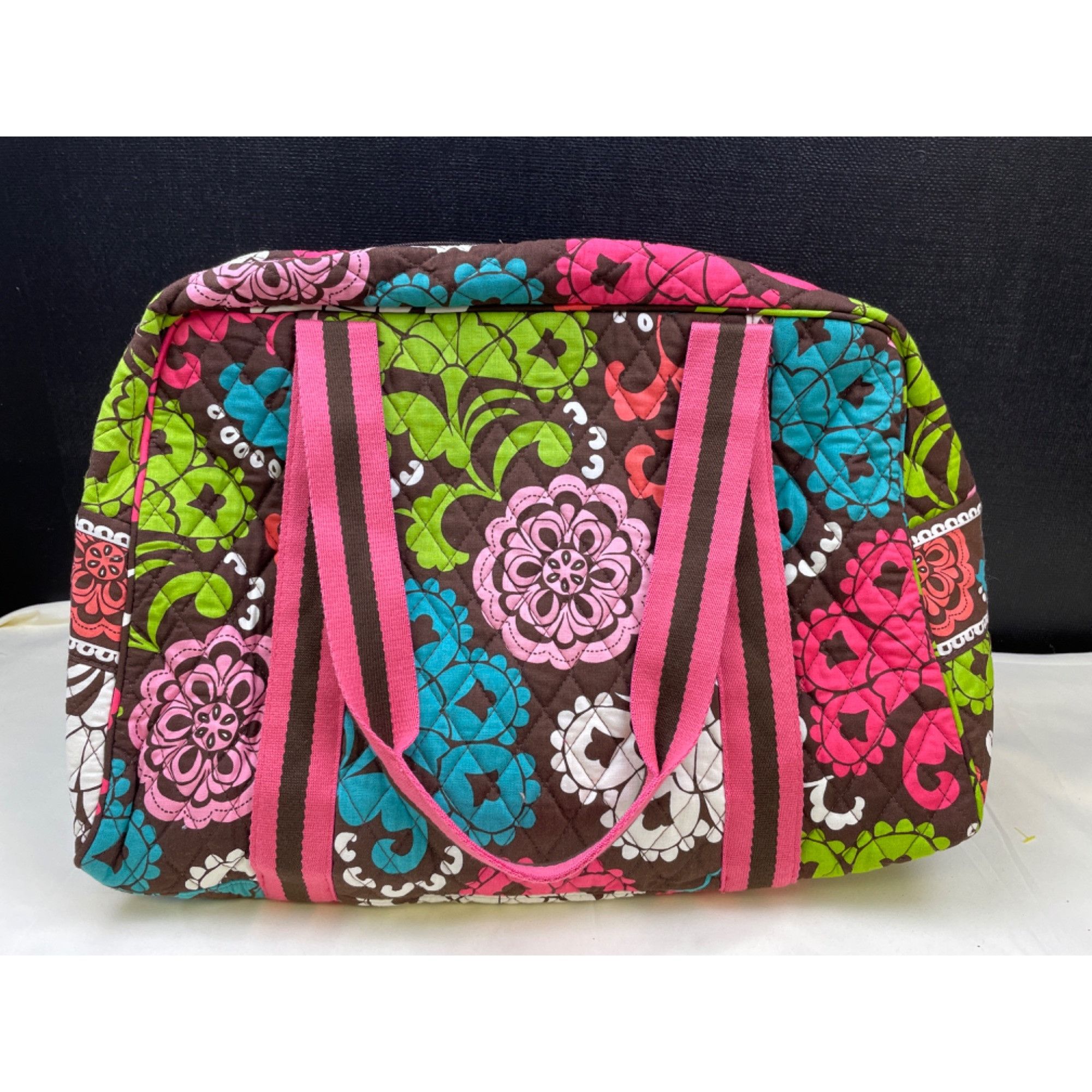 Vera Bradley Vera Bradley Lola Floral Retired Women's Tote Bag Pink Multi Size ONE SIZE - 3 Thumbnail