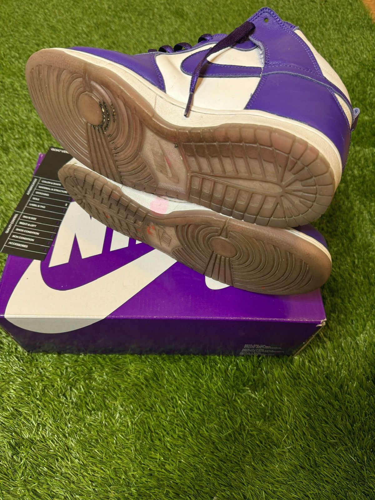 Nike SB Nike SB Dunk High Purple Size US 9.5 / EU 42-43 - 5 Thumbnail