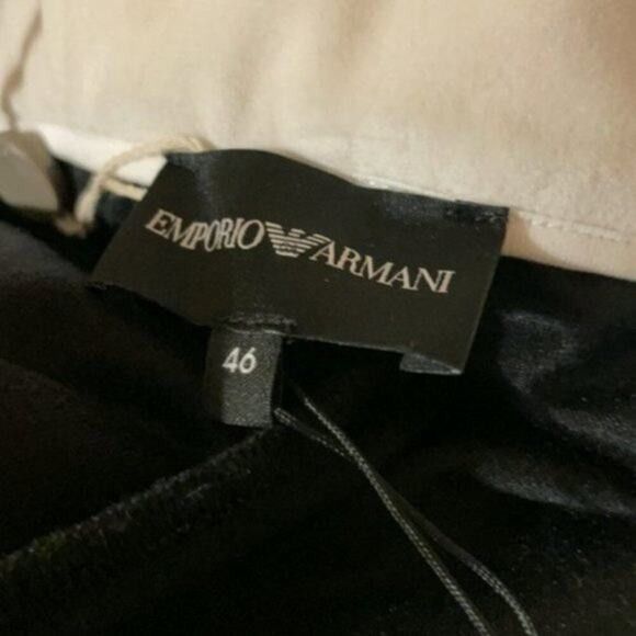 Emporio Armani Emporio Armani Velour Casual Pants Black size 10 Size 32" / US 10 / IT 46 - 5 Thumbnail