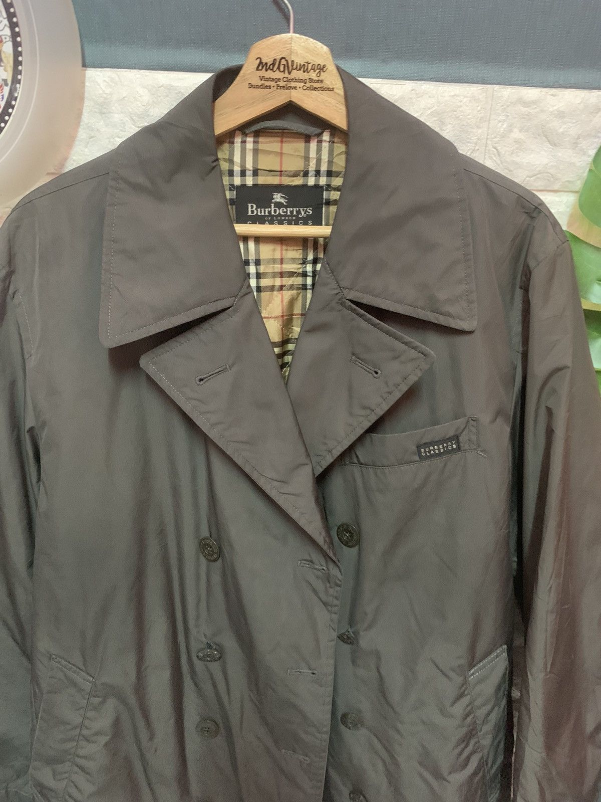 Burberry × Vintage RARE!! Long Jacket BURBERRYSS Size US L / EU 52-54 / 3 - 4 Thumbnail