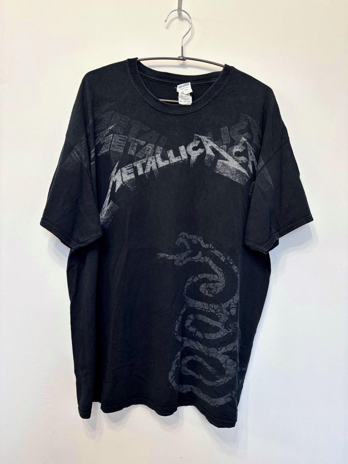 STIGMATIZED Graphic Spellout Metal Band T-Shirt