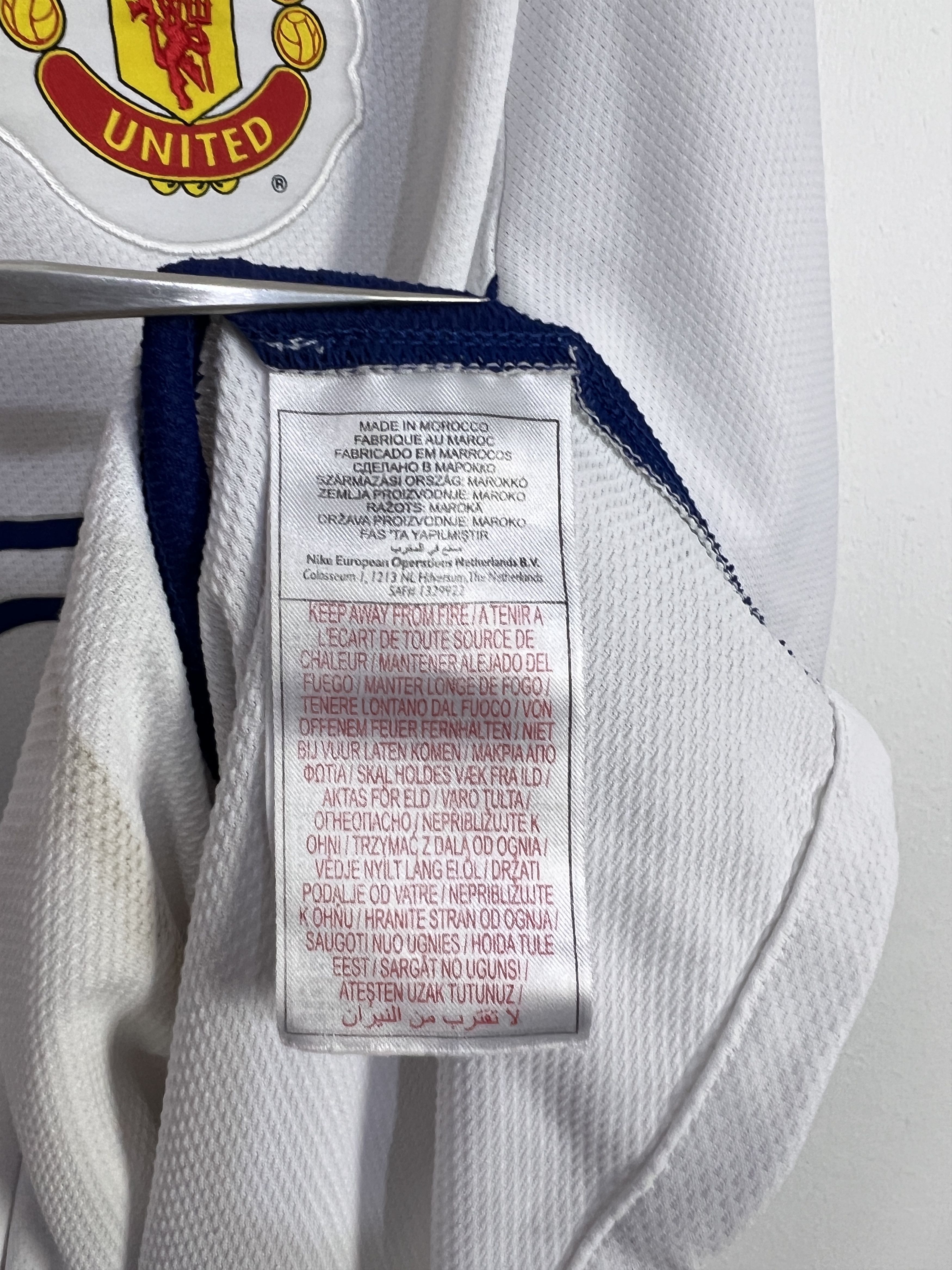 Nike Manchester United Away football shirt 2008 Soccer Nike Size US XL / EU 56 / 4 - 11 Thumbnail