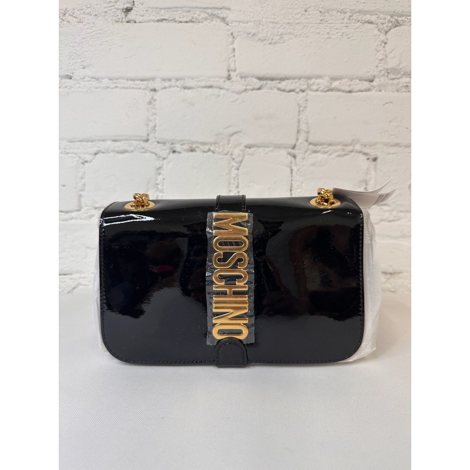Moschino AW22 MOSCHINO Couture Jeremy Scott Logo Leather Shoulder Bag Size ONE SIZE - 1 Thumbnail