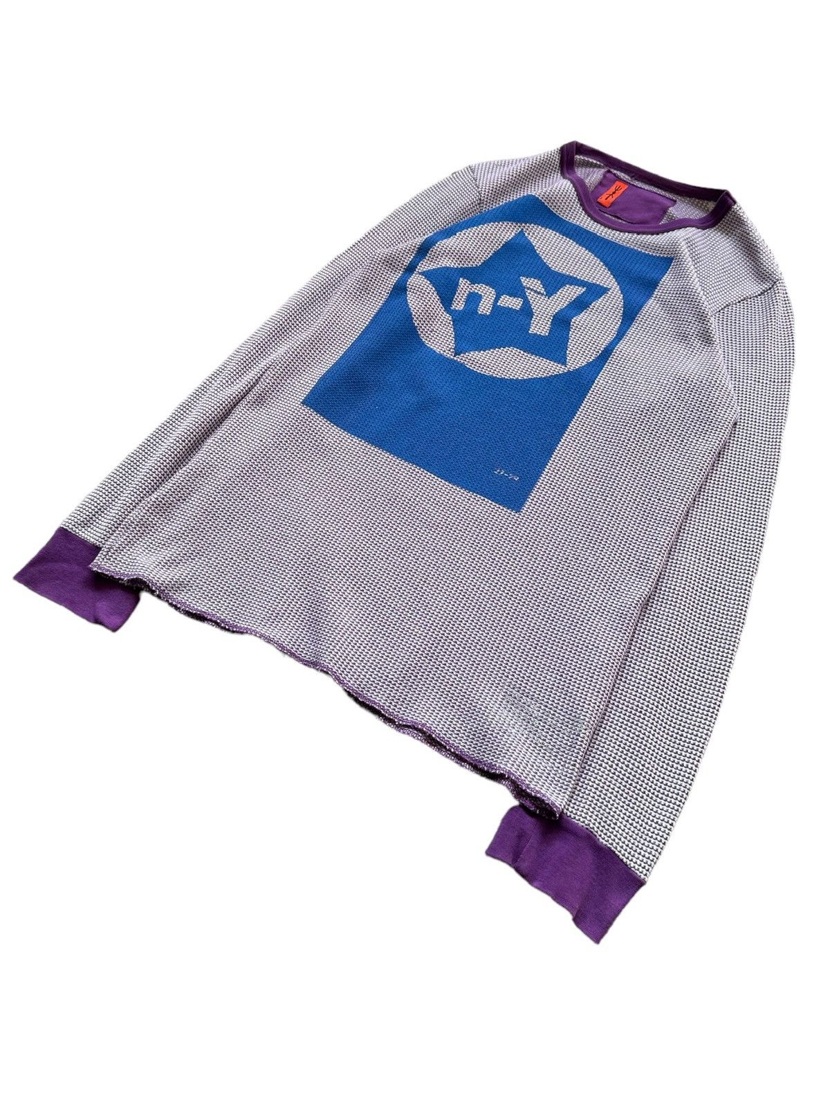 If Six Was Nine 2000's SHU knit waffle long sleeve Size US M / EU 48-50 / 2 - 4 Thumbnail
