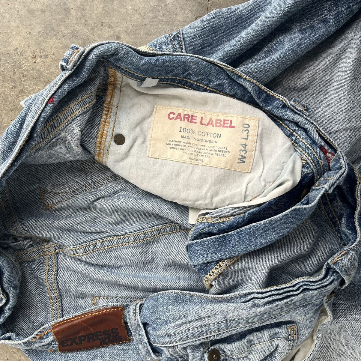 Diesel × Vintage Y2K Express Denim Cowboy Embroidered Skater Straight 34x30 Size US 34 / EU 50 - 2 Thumbnail