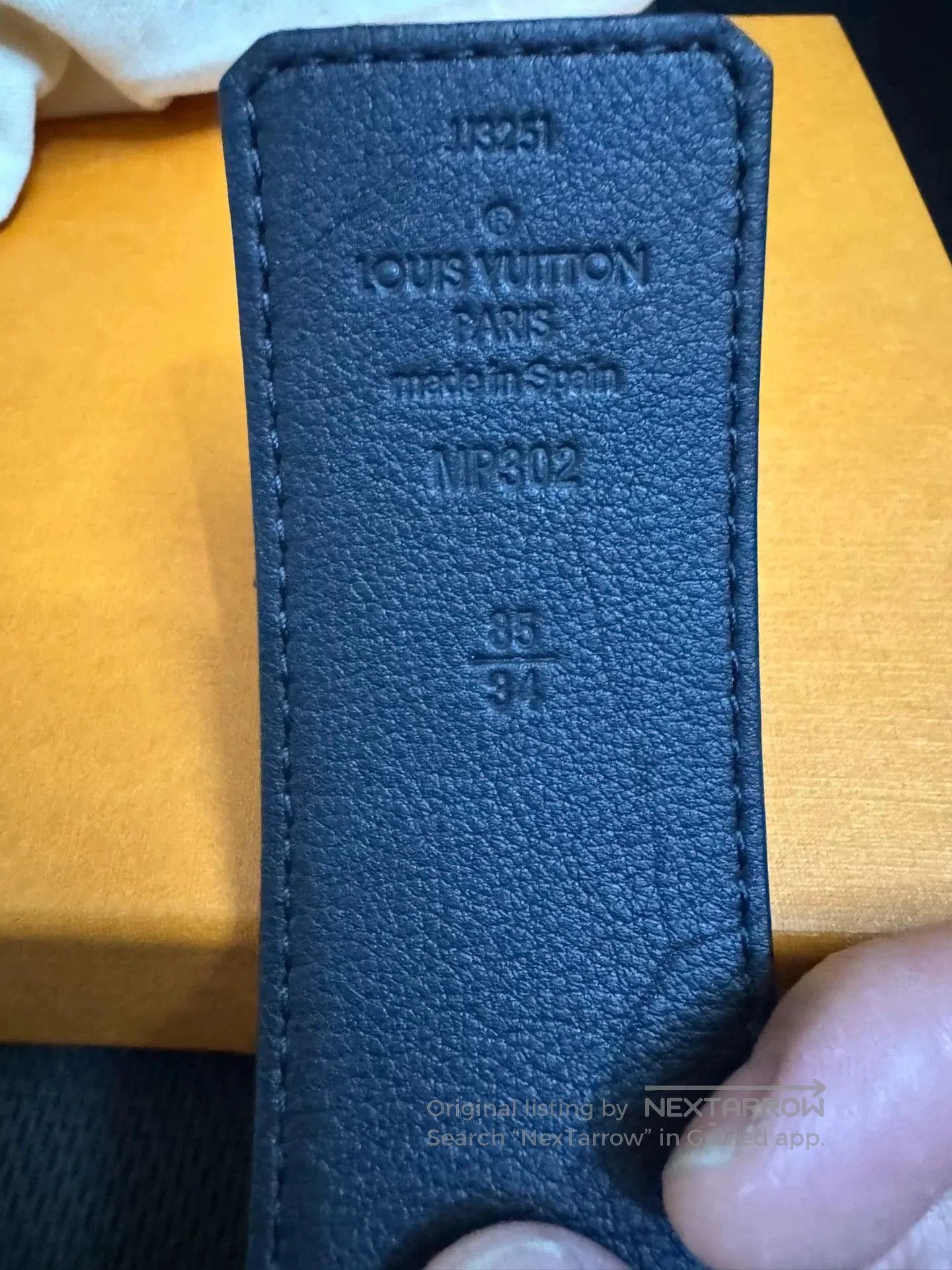 Louis Vuitton louis vuitton monogram leather belt. Size ONE SIZE - 3 Thumbnail