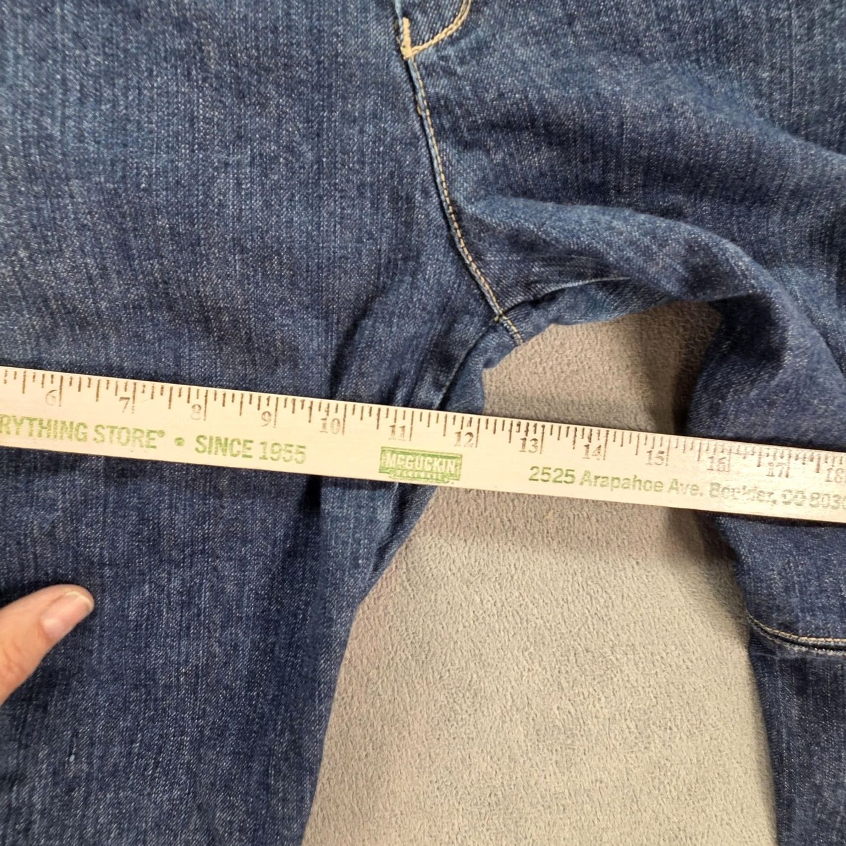 Levi's Levi's Engineered Jeans Mens Blue Med Wash Straight 34x28 Regular Zip Pockets Denim Cotton Viscose 34 Mens Size US 34 / EU 50 - 6 Thumbnail
